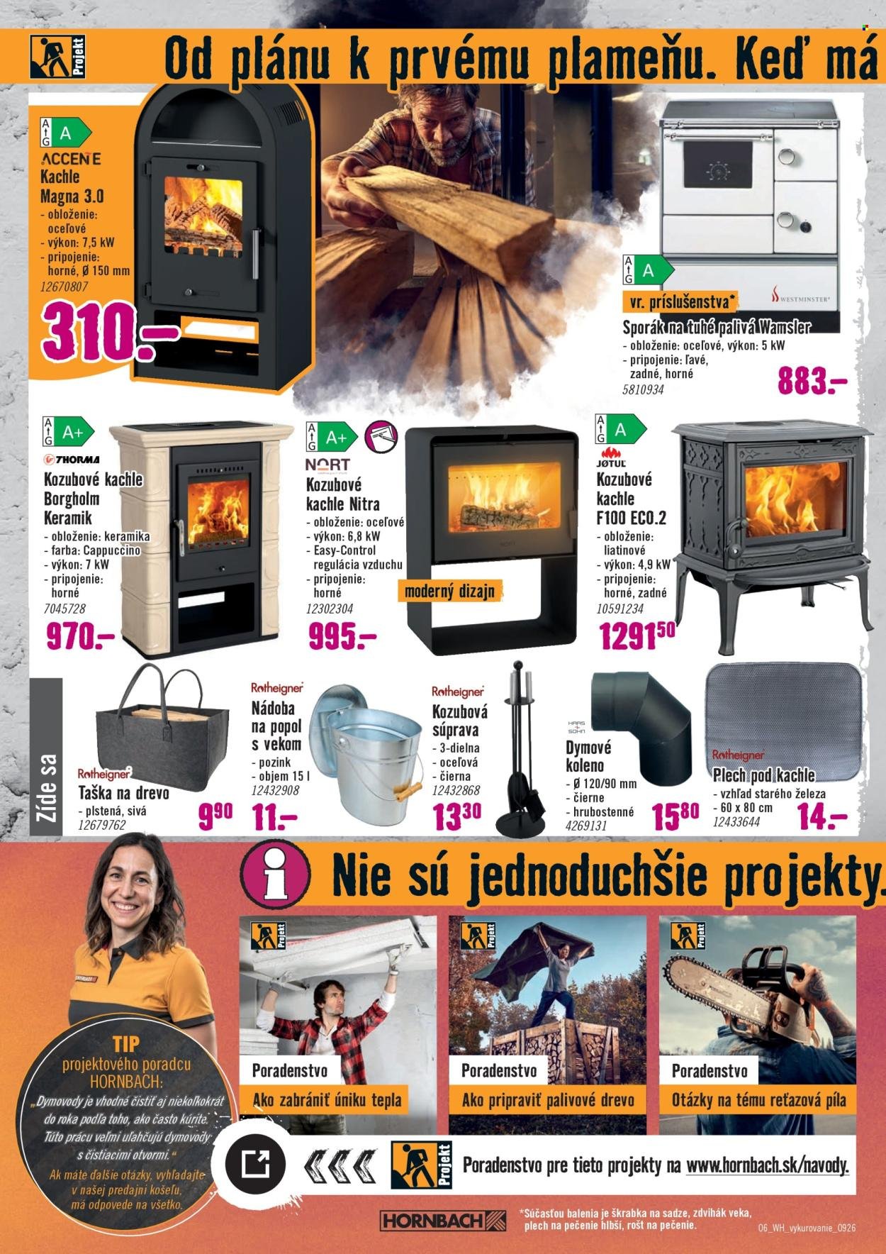 HORNBACH leták - Váš ďalší projekt - Kúrenie