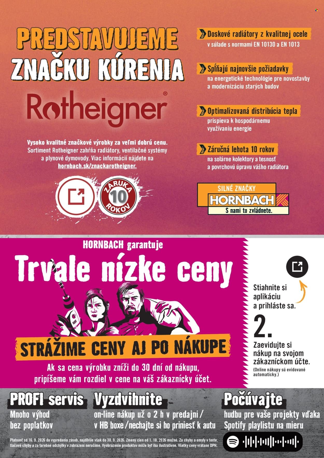 HORNBACH leták - Váš ďalší projekt - Kúrenie