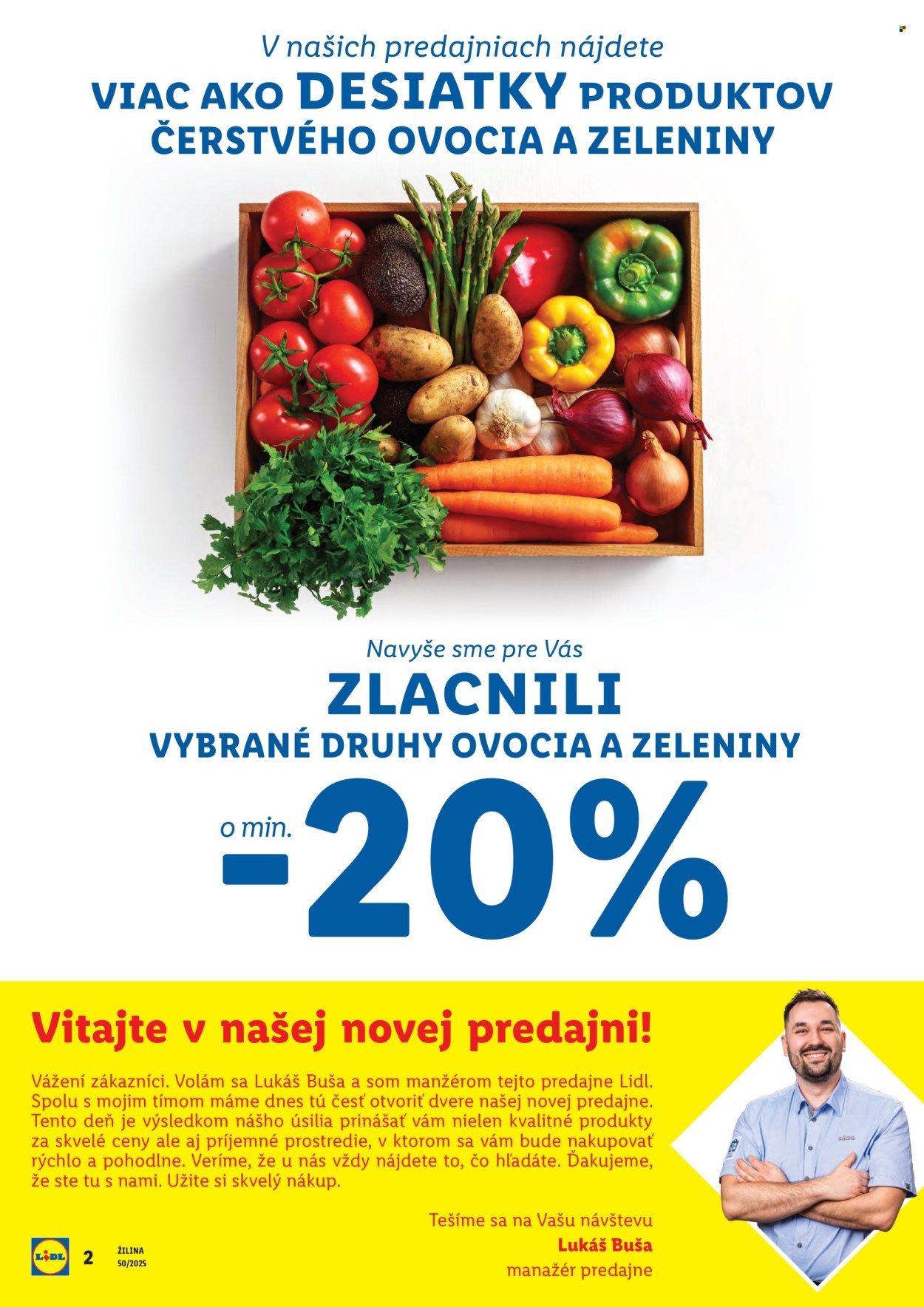 LIDL leták - Nová predajňa v Žiline (2025-12-11 - 2025-12-14) | 2
