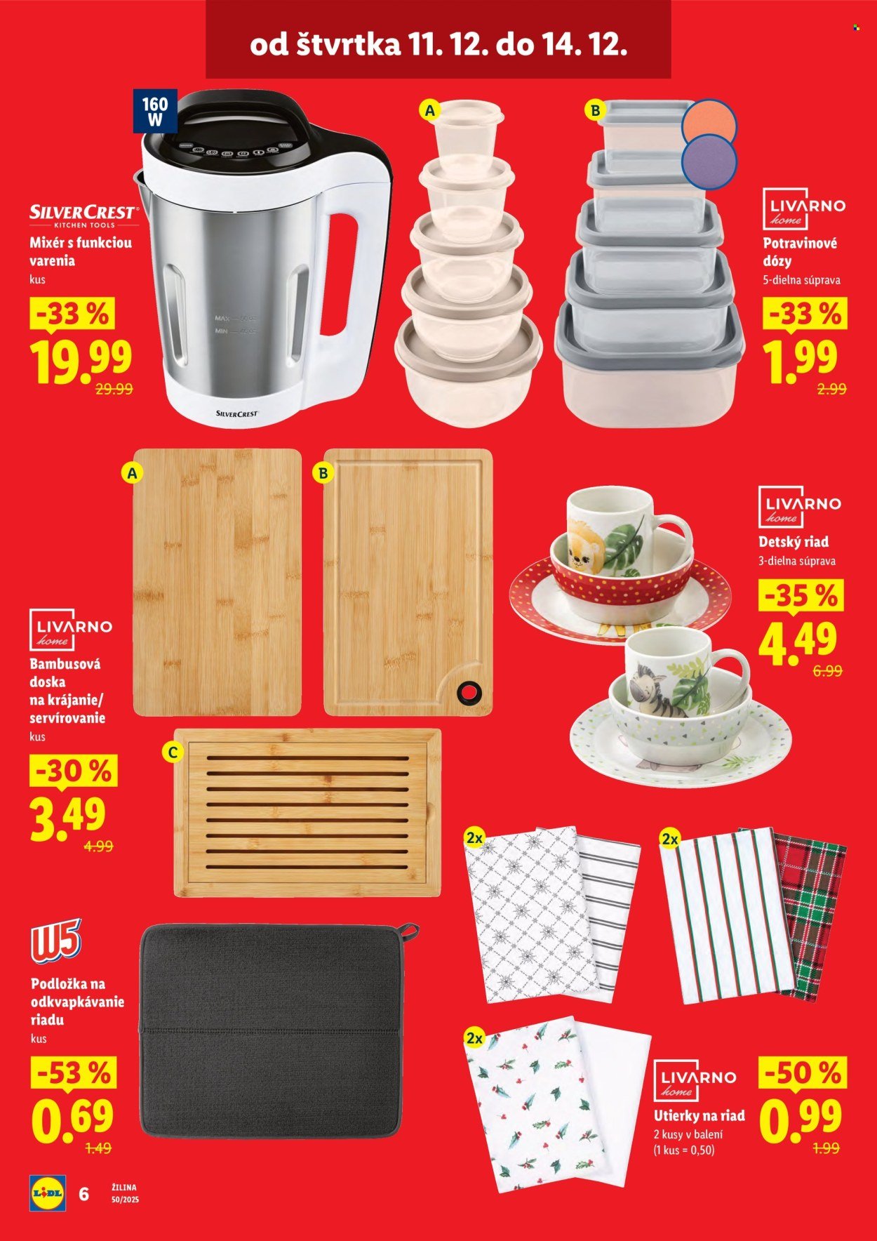 LIDL leták - Nová predajňa v Žiline (2025-12-11 - 2025-12-14) | 6