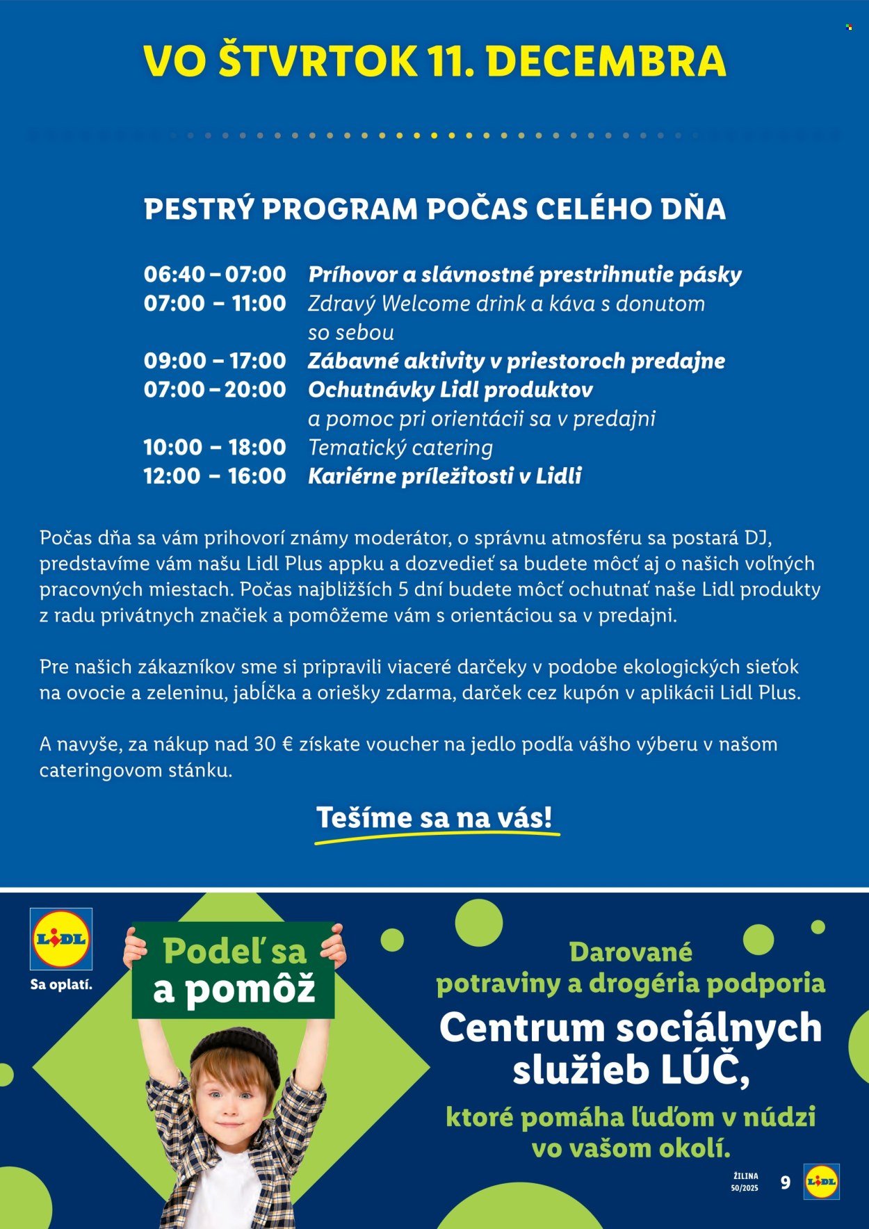 LIDL leták - Nová predajňa v Žiline (2025-12-11 - 2025-12-14) | 9