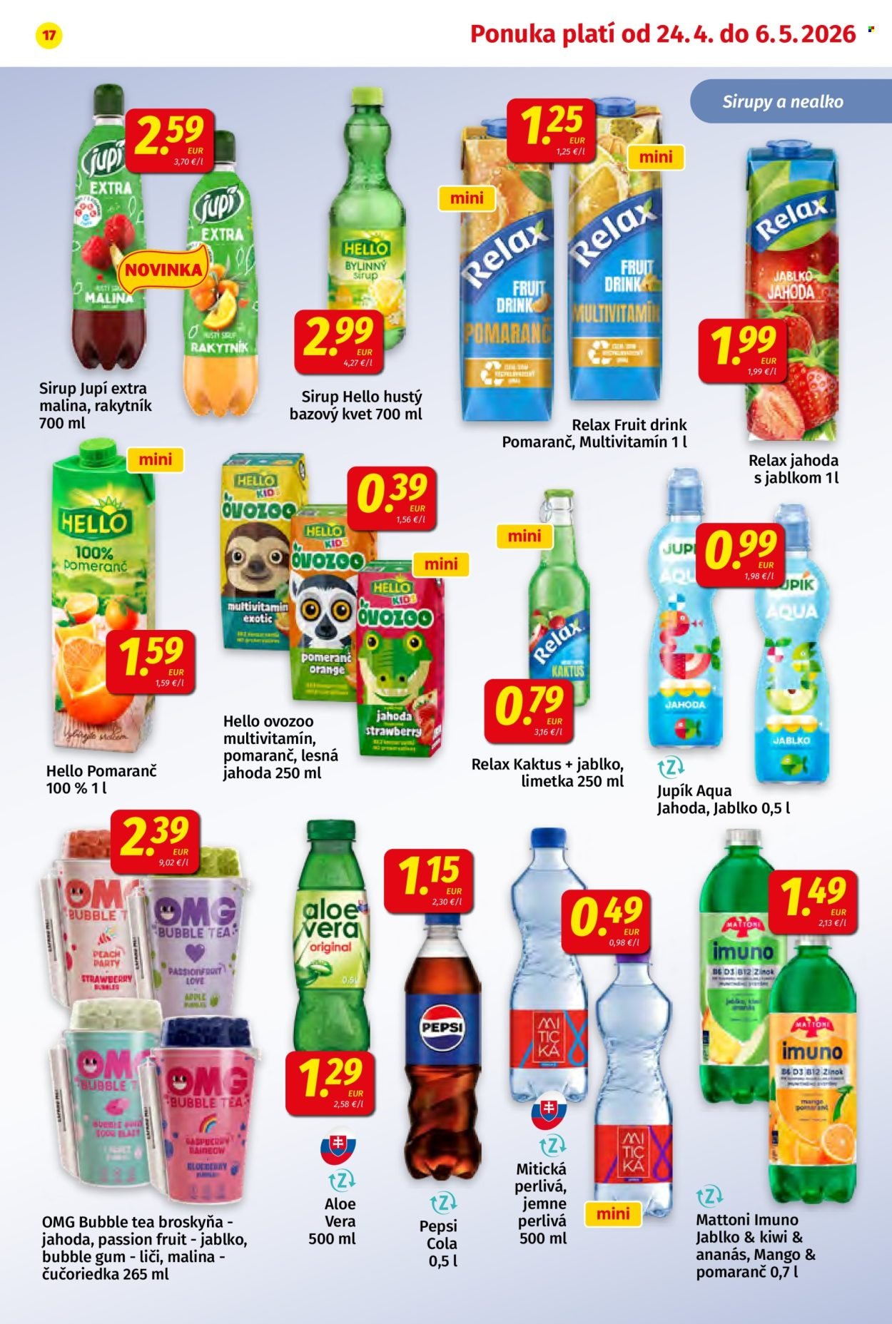 POTRAVINY KORUNA leták - Od piatka 24.4.2026 (2026-04-24 - 2026-05-06) | 17