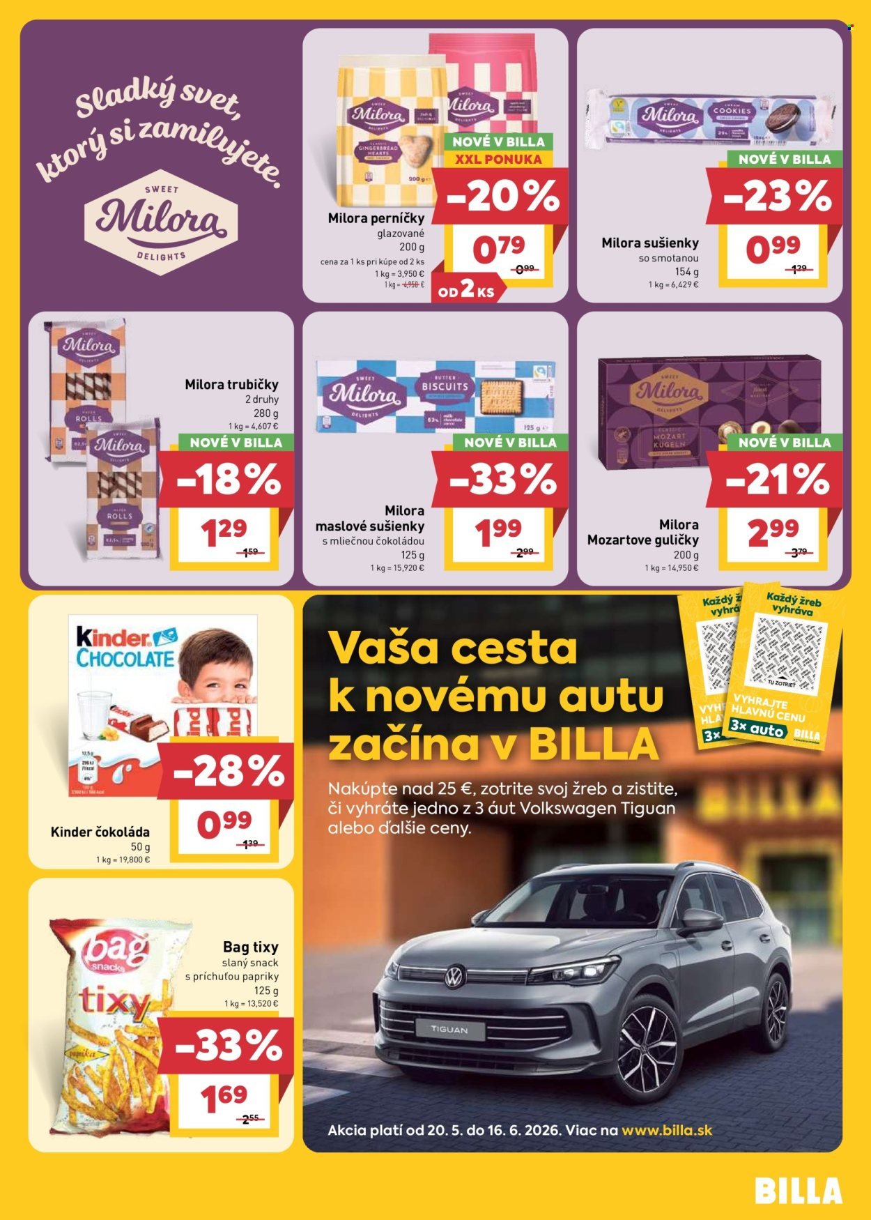 BILLA leták - Od stredy 10.6.2026