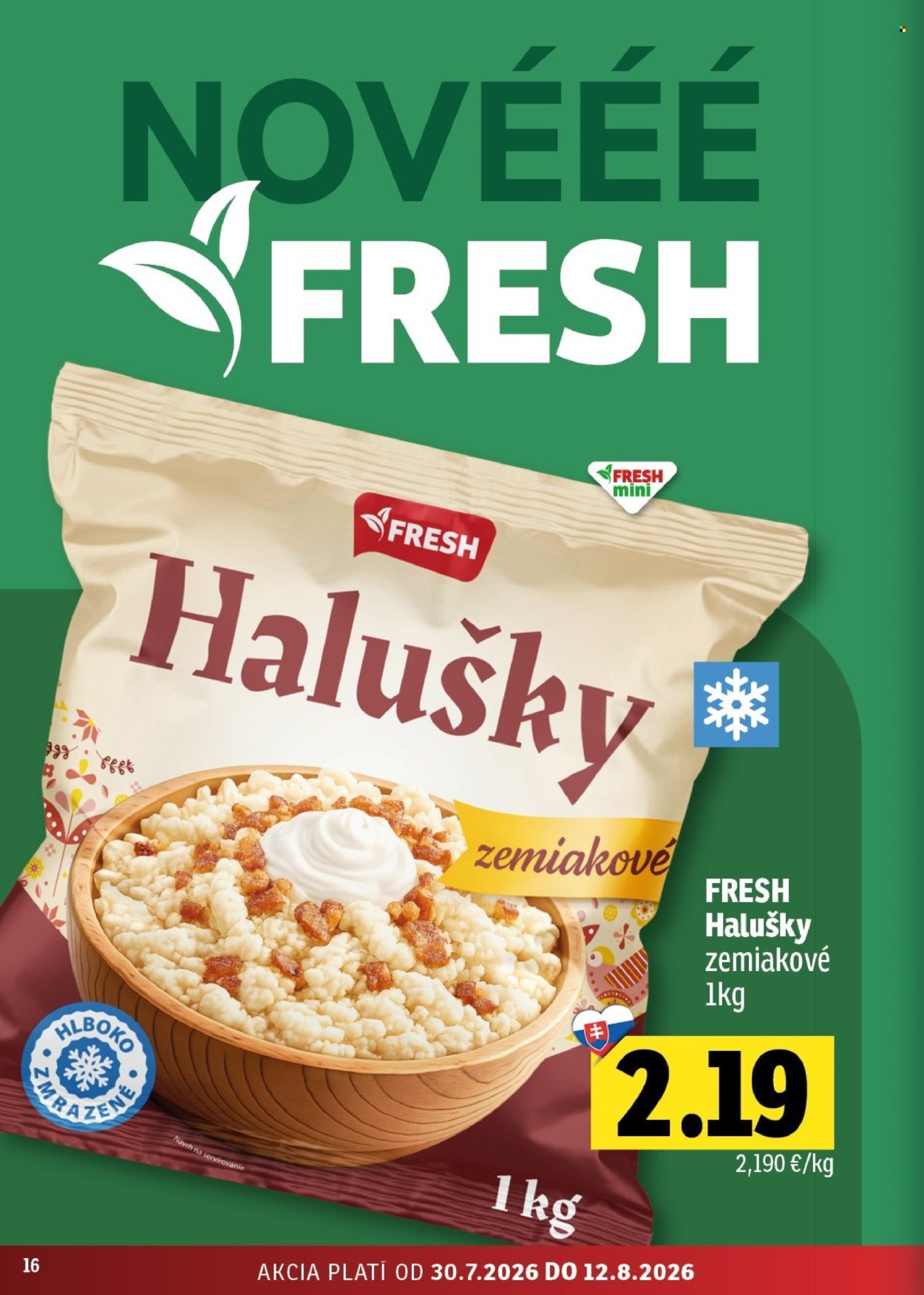 FRESH leták - Stredné a západné Slovensko