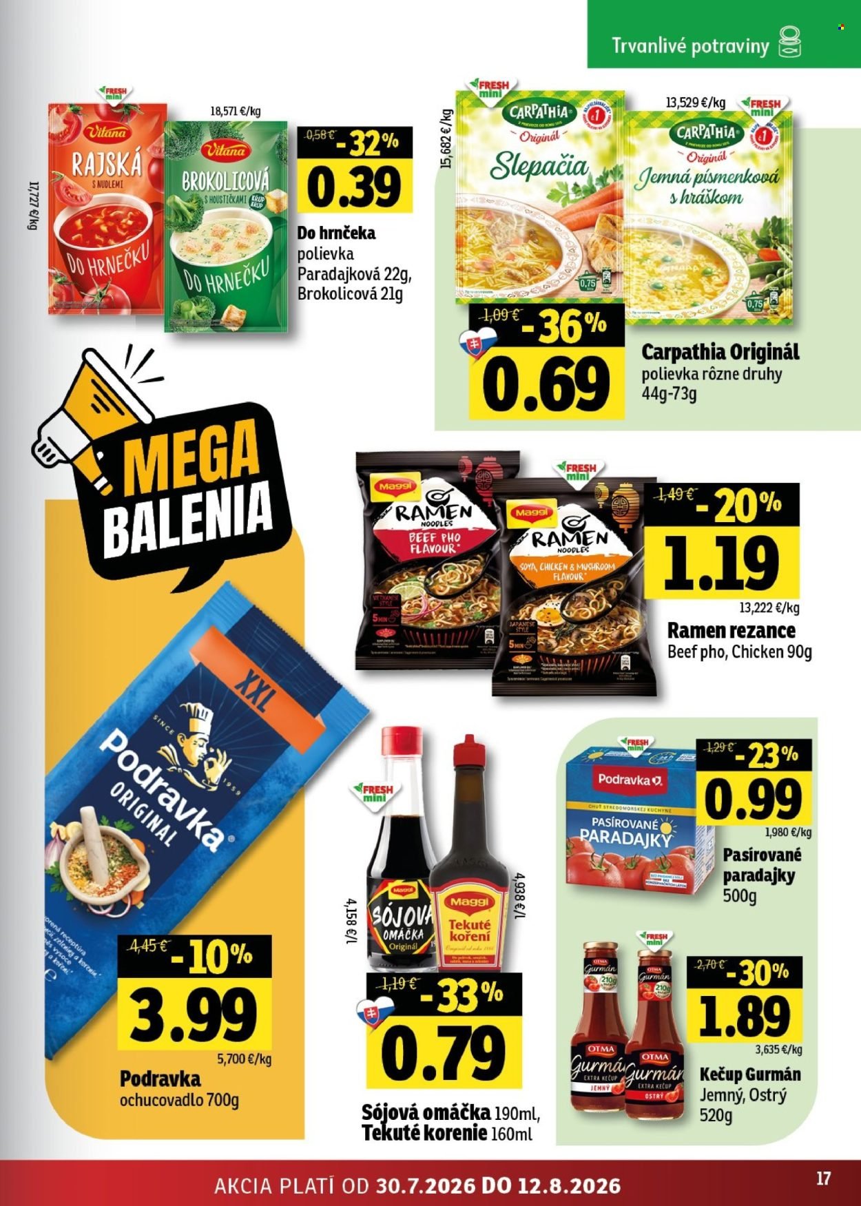 FRESH leták - Stredné a západné Slovensko