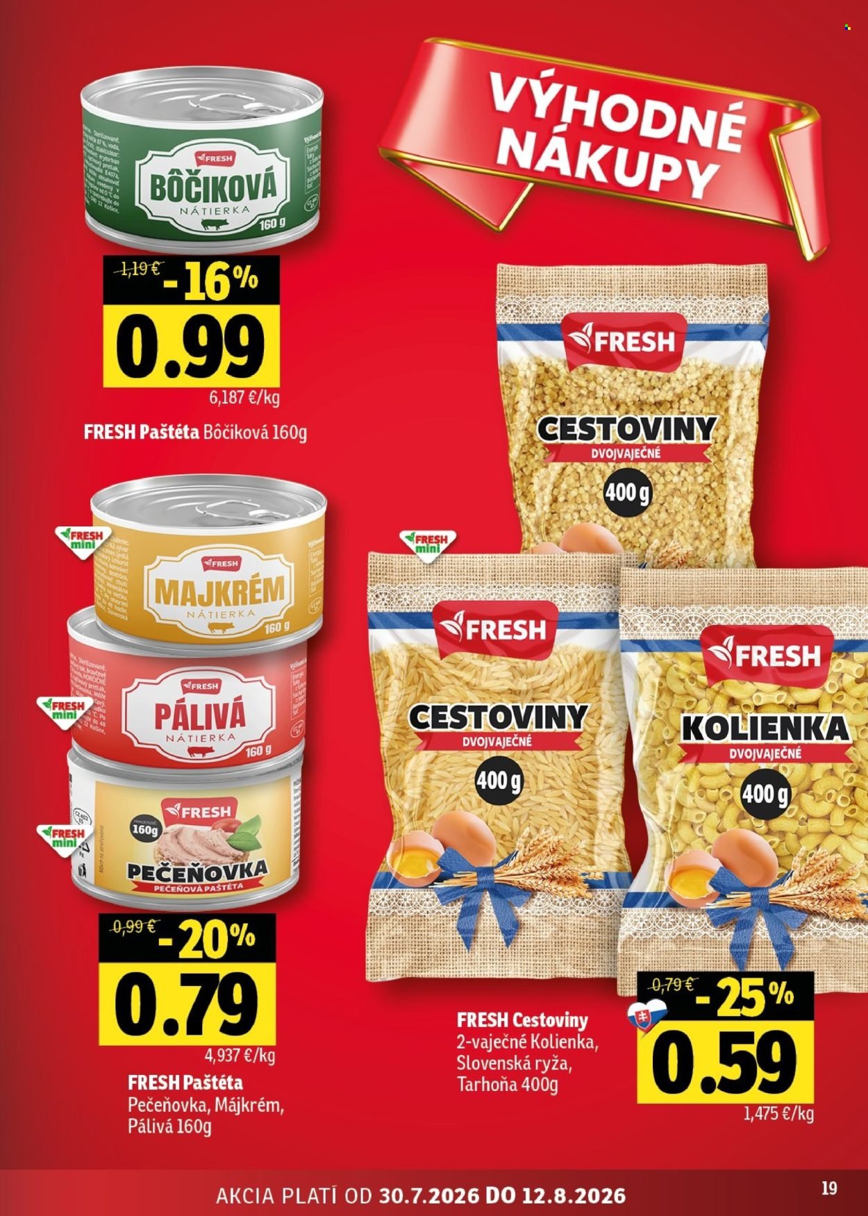 FRESH leták - Stredné a západné Slovensko