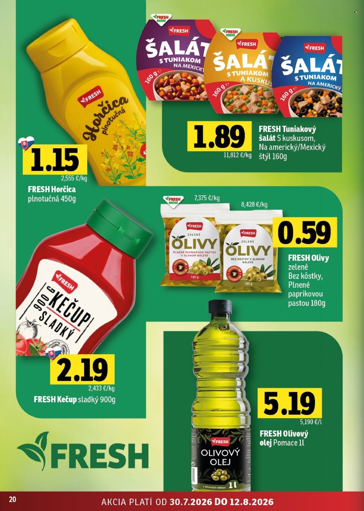 FRESH leták - Stredné a západné Slovensko