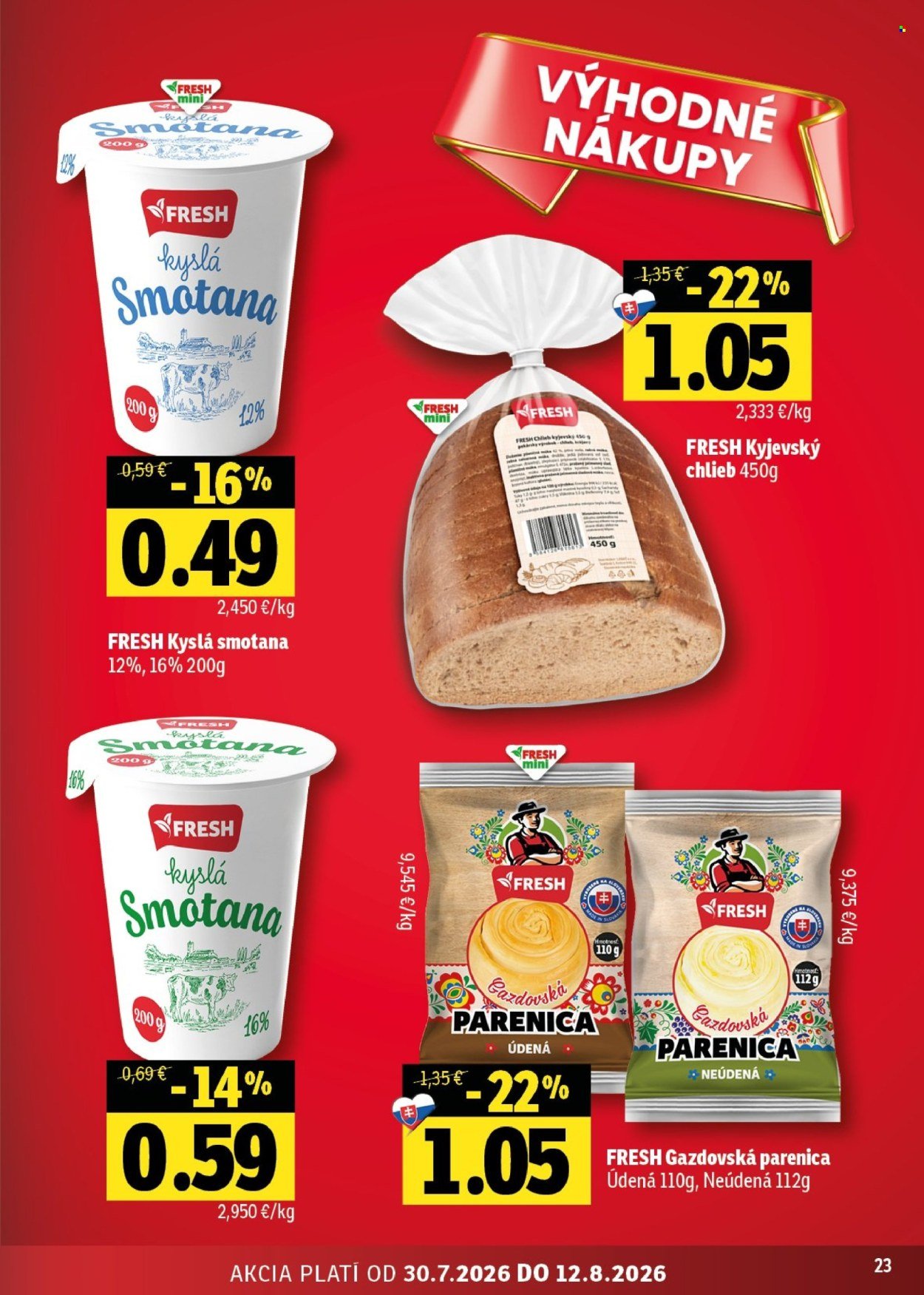 FRESH leták - Stredné a západné Slovensko