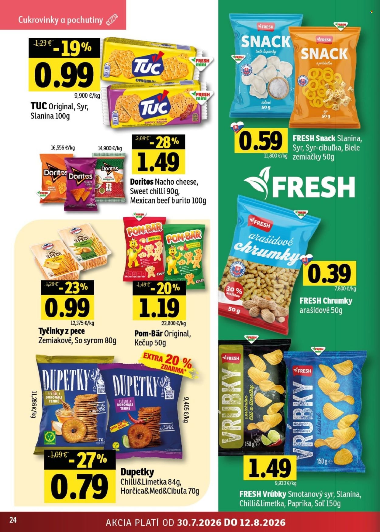 FRESH leták - Stredné a západné Slovensko