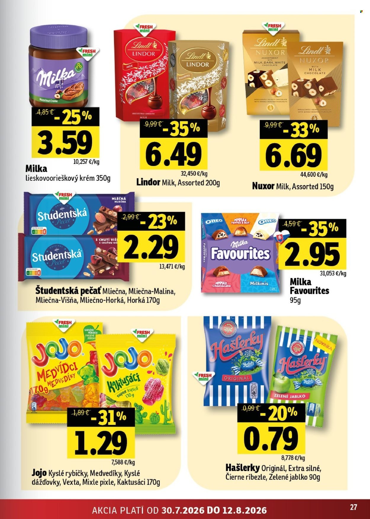FRESH leták - Stredné a západné Slovensko