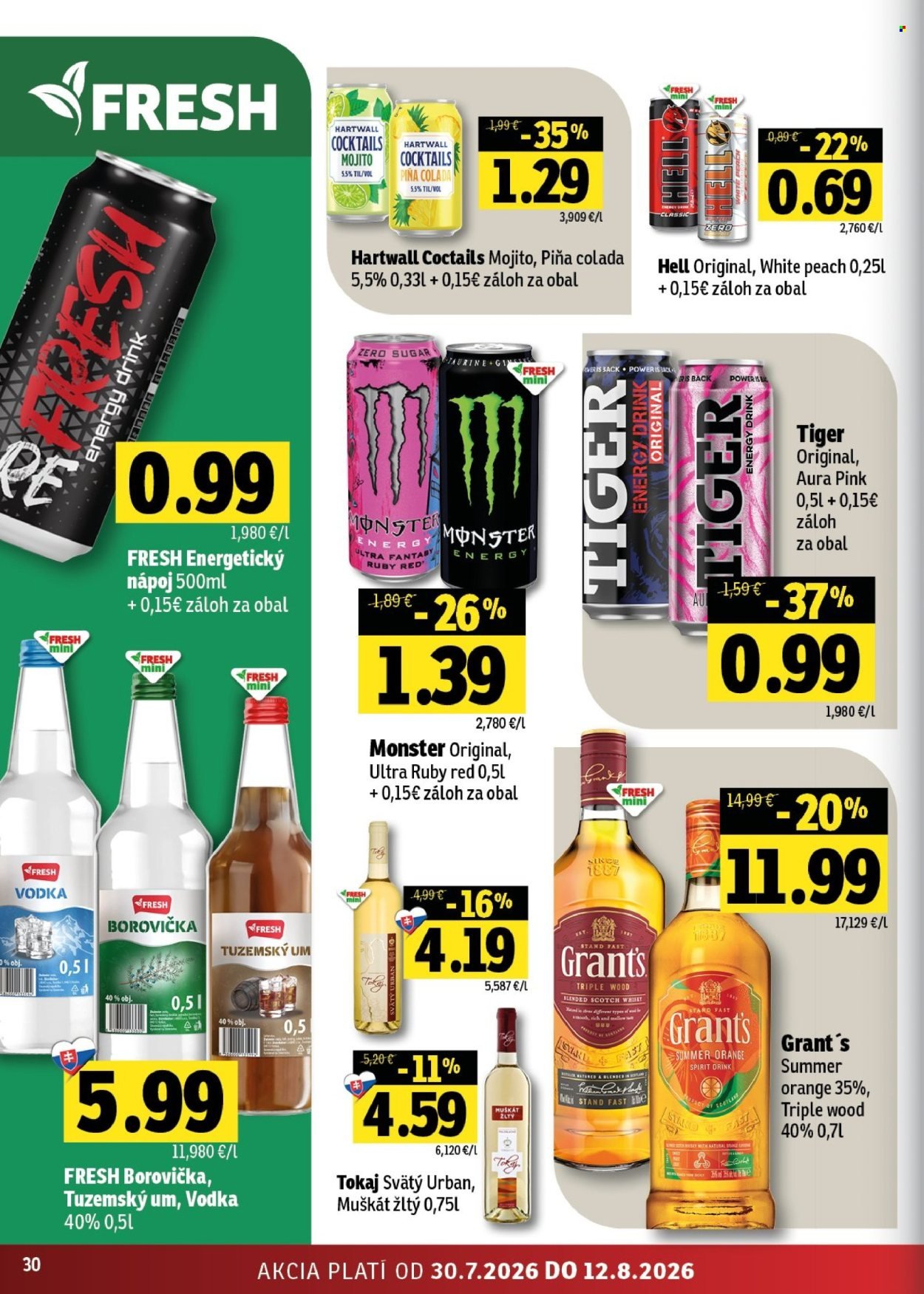 FRESH leták - Stredné a západné Slovensko