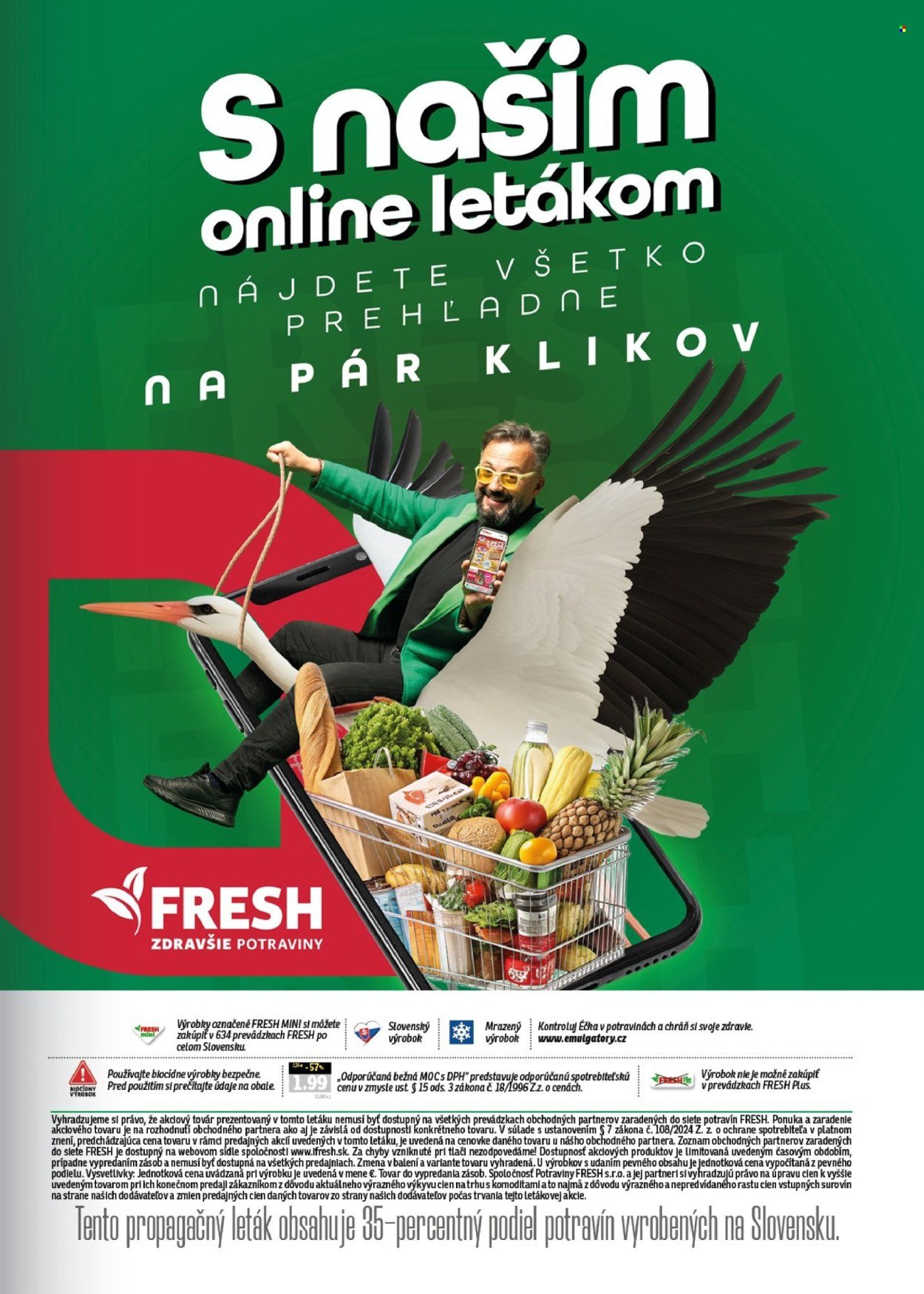 FRESH leták - Stredné a západné Slovensko