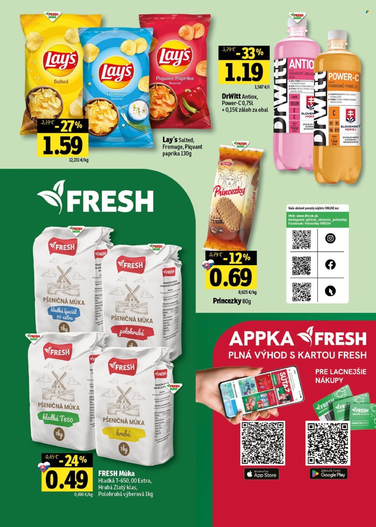 FRESH leták - Stredné a západné Slovensko