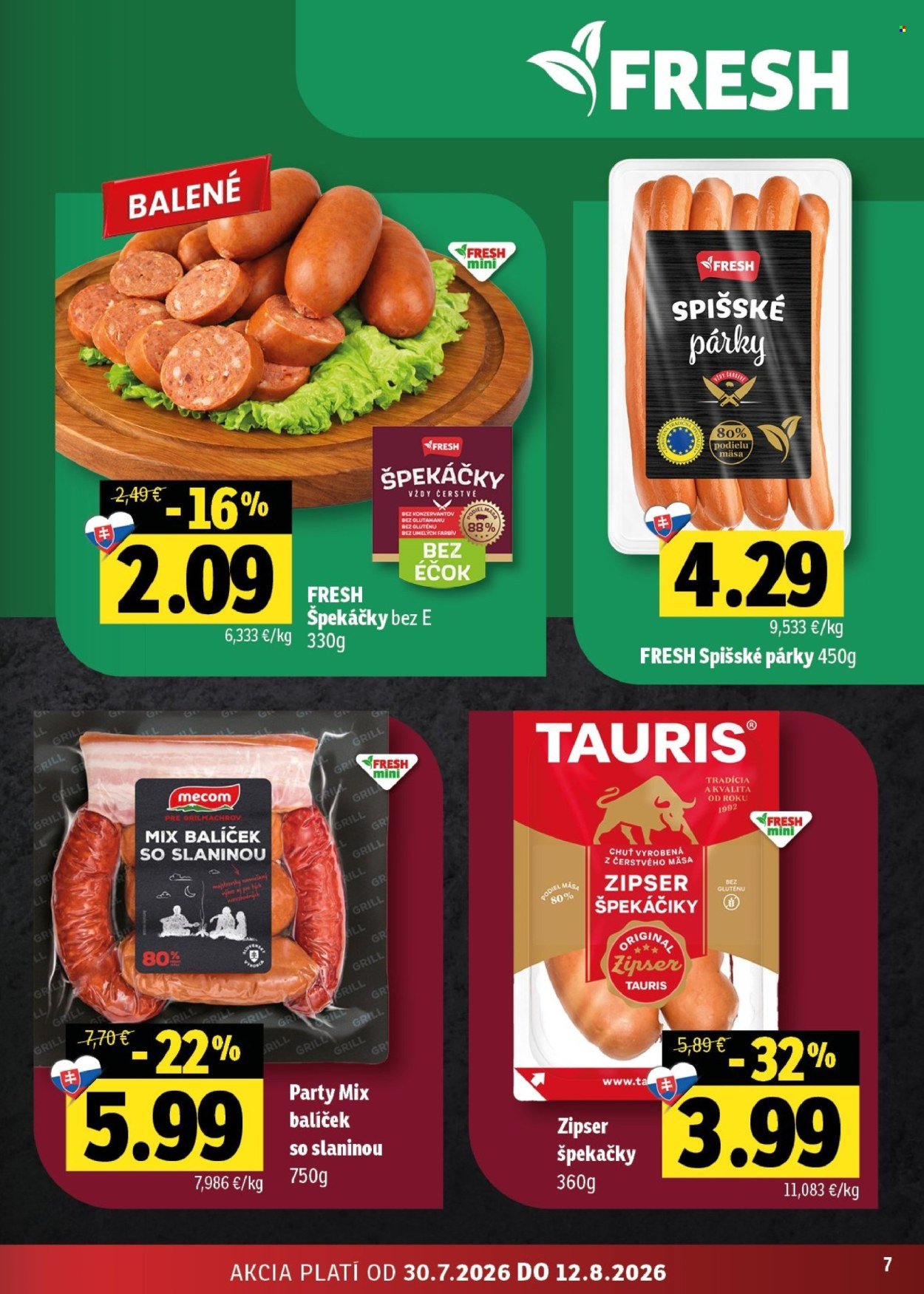 FRESH leták - Stredné a západné Slovensko