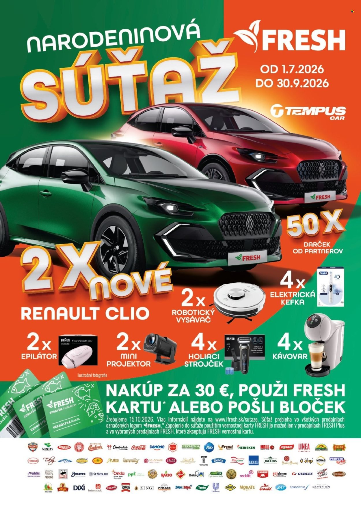FRESH leták - Stredné a západné Slovensko