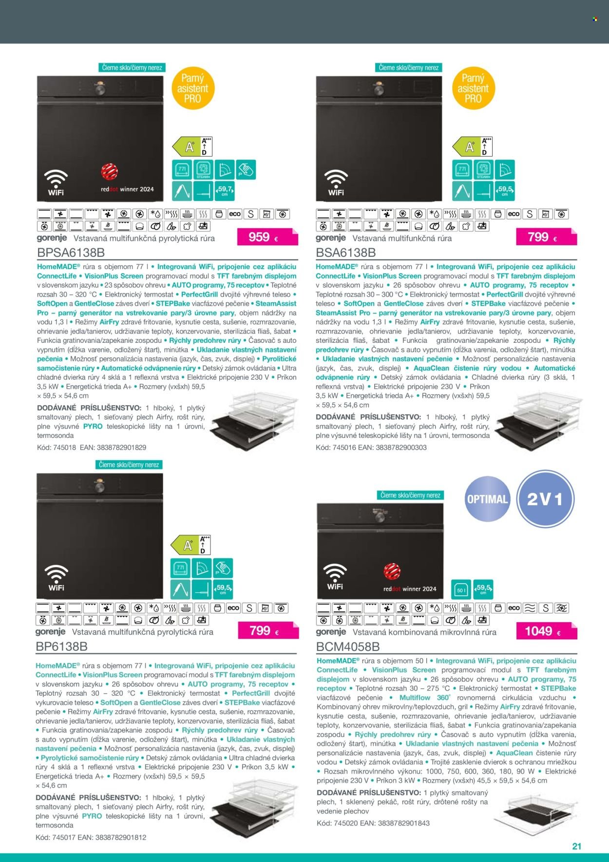 XXXLUTZ leták - Katalóg Gorenje 2025 (2025-08-04) | 21