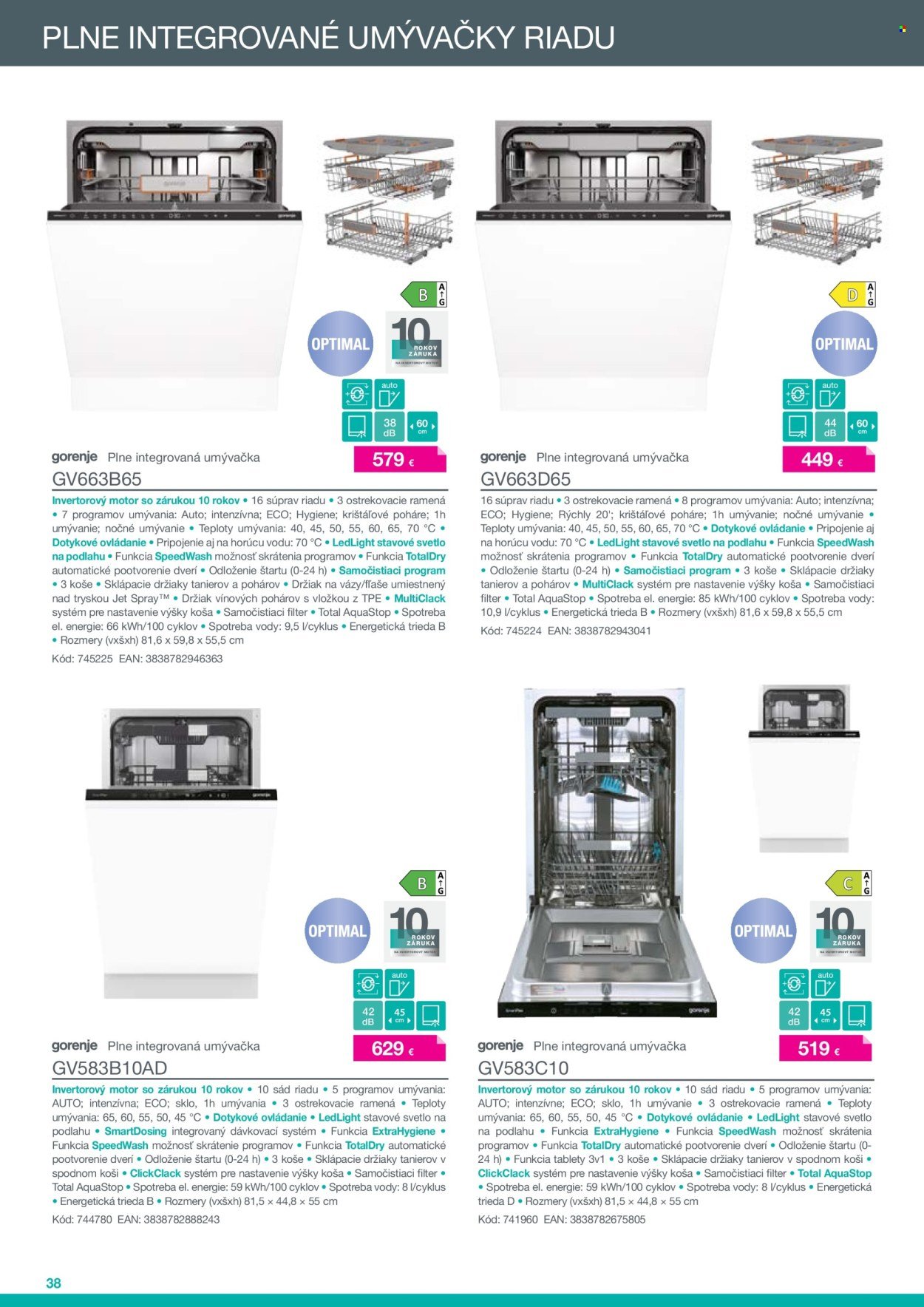 XXXLUTZ leták - Katalóg Gorenje 2025 (2025-08-04) | 38