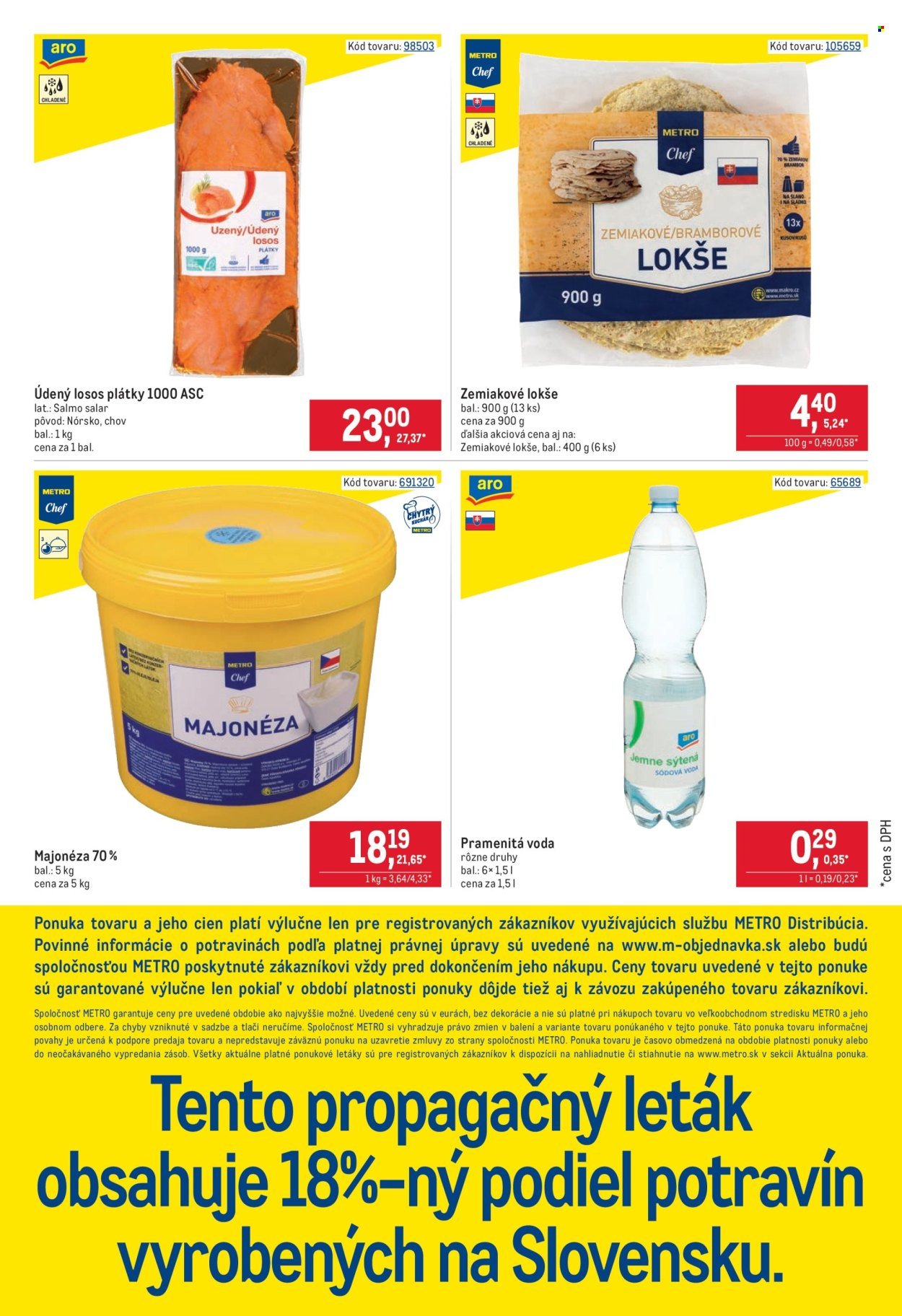 METRO leták - Letná hotelová sezóna distribúcia
