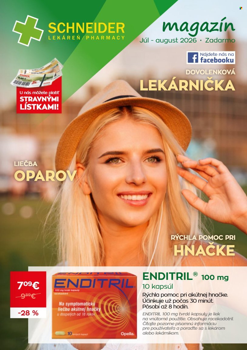 SCHNEIDER LEKÁREŇ leták - Od stredy 1.7.2026