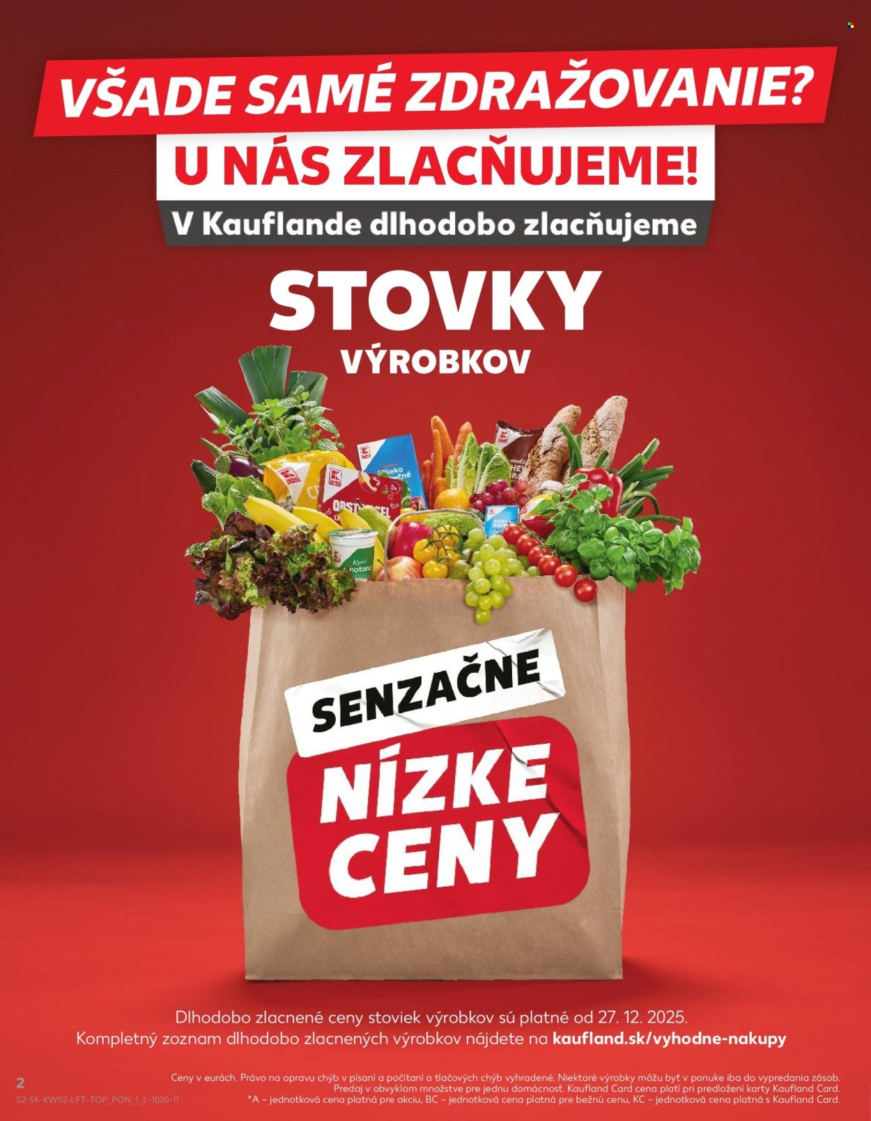 KAUFLAND leták - Od soboty 27.12.2025 (2025-12-27 - 2025-12-31) | 2