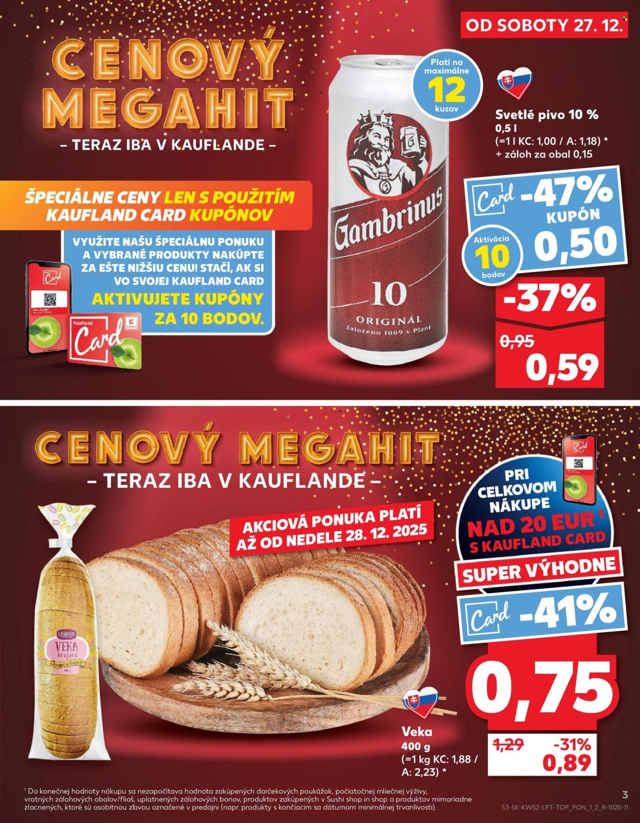 KAUFLAND leták - Od soboty 27.12.2025 (2025-12-27 - 2025-12-31) | 3