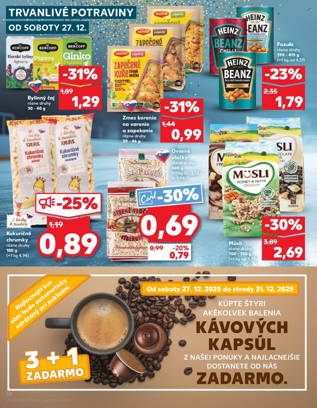 KAUFLAND leták - Od soboty 27.12.2025 (2025-12-27 - 2025-12-31) | 30