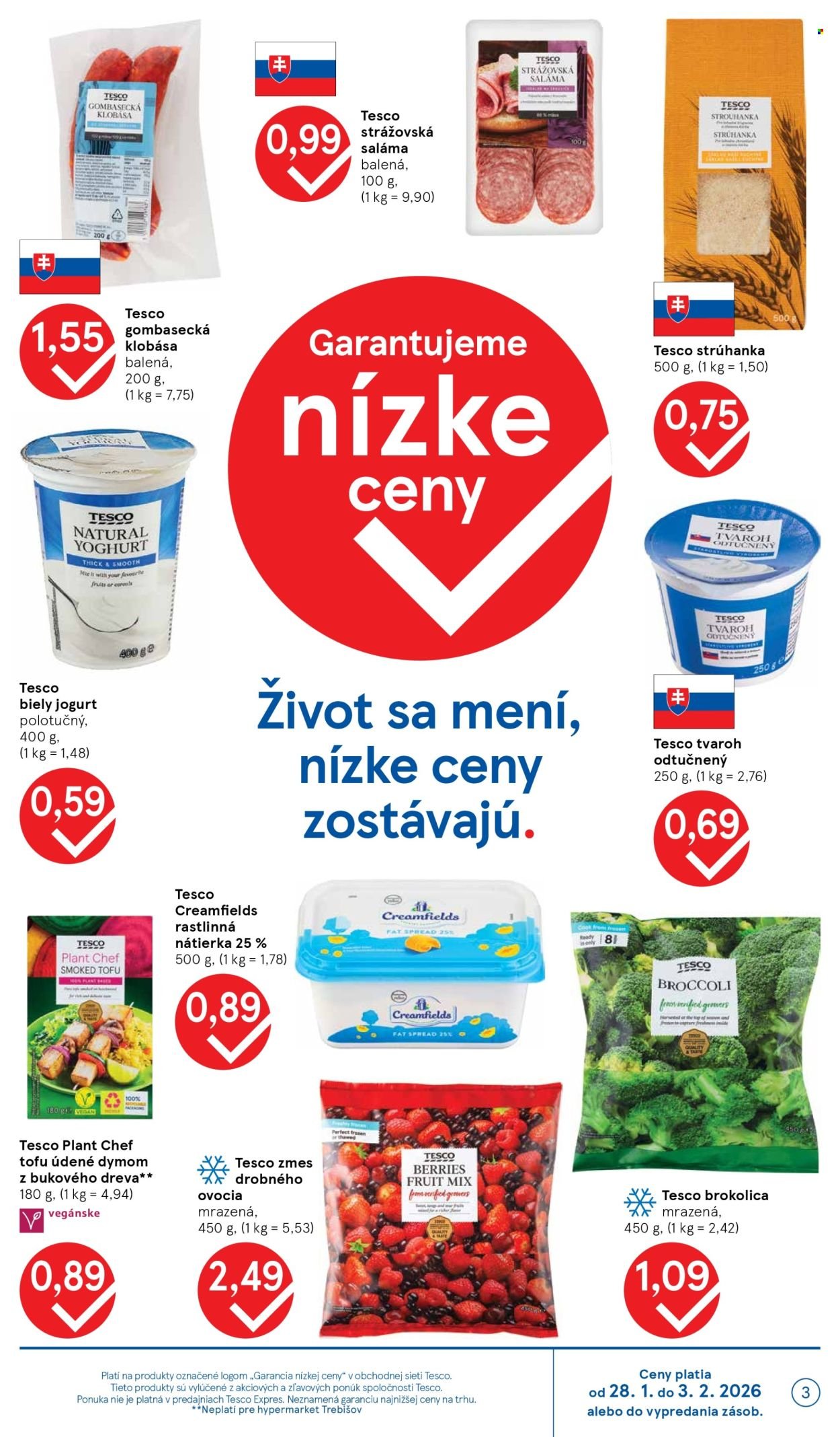 TESCO leták - Od stredy 28.1.2026 (2026-01-28 - 2026-02-03) | 3