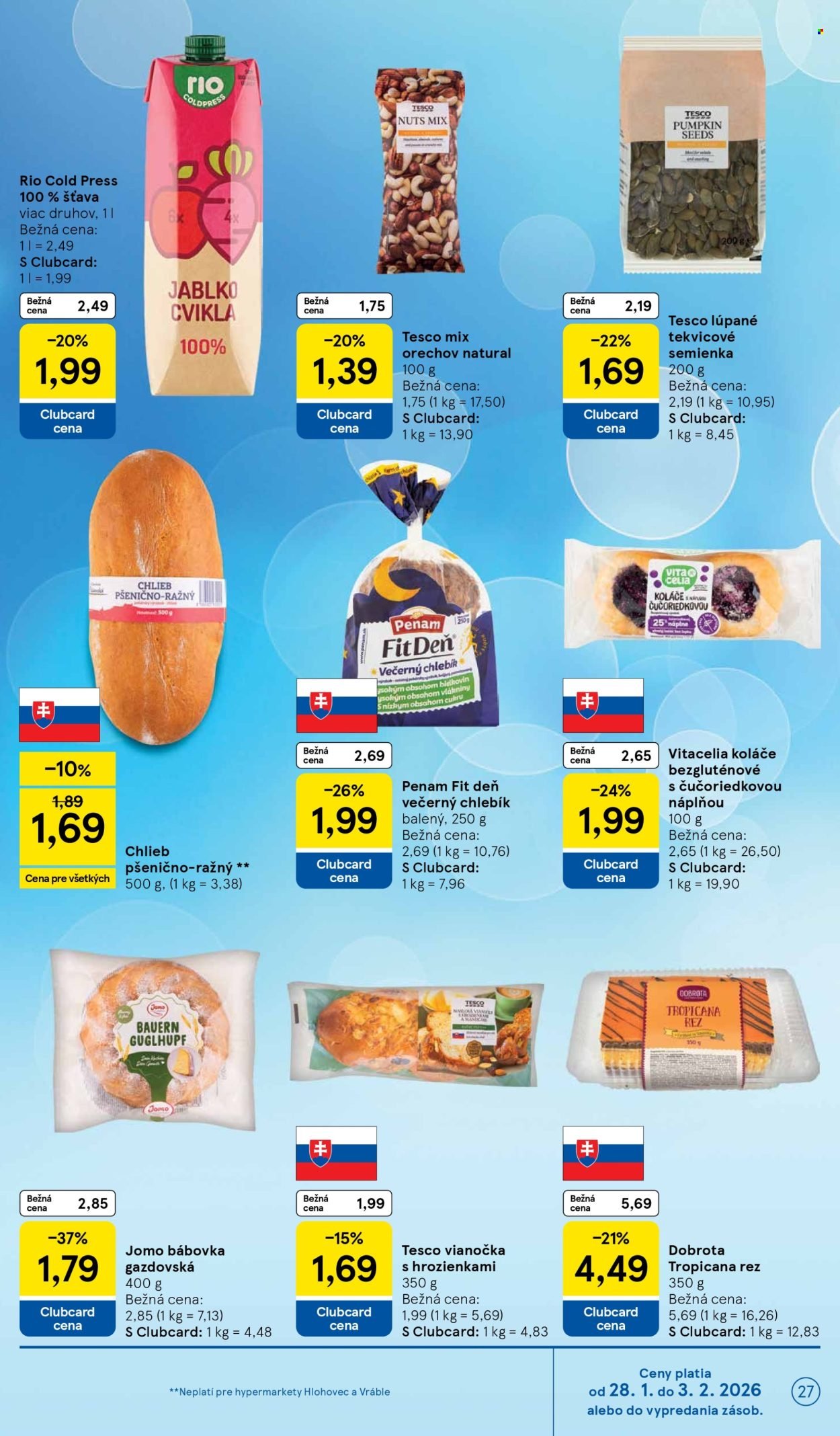 TESCO leták - Od stredy 28.1.2026 (2026-01-28 - 2026-02-03) | 27