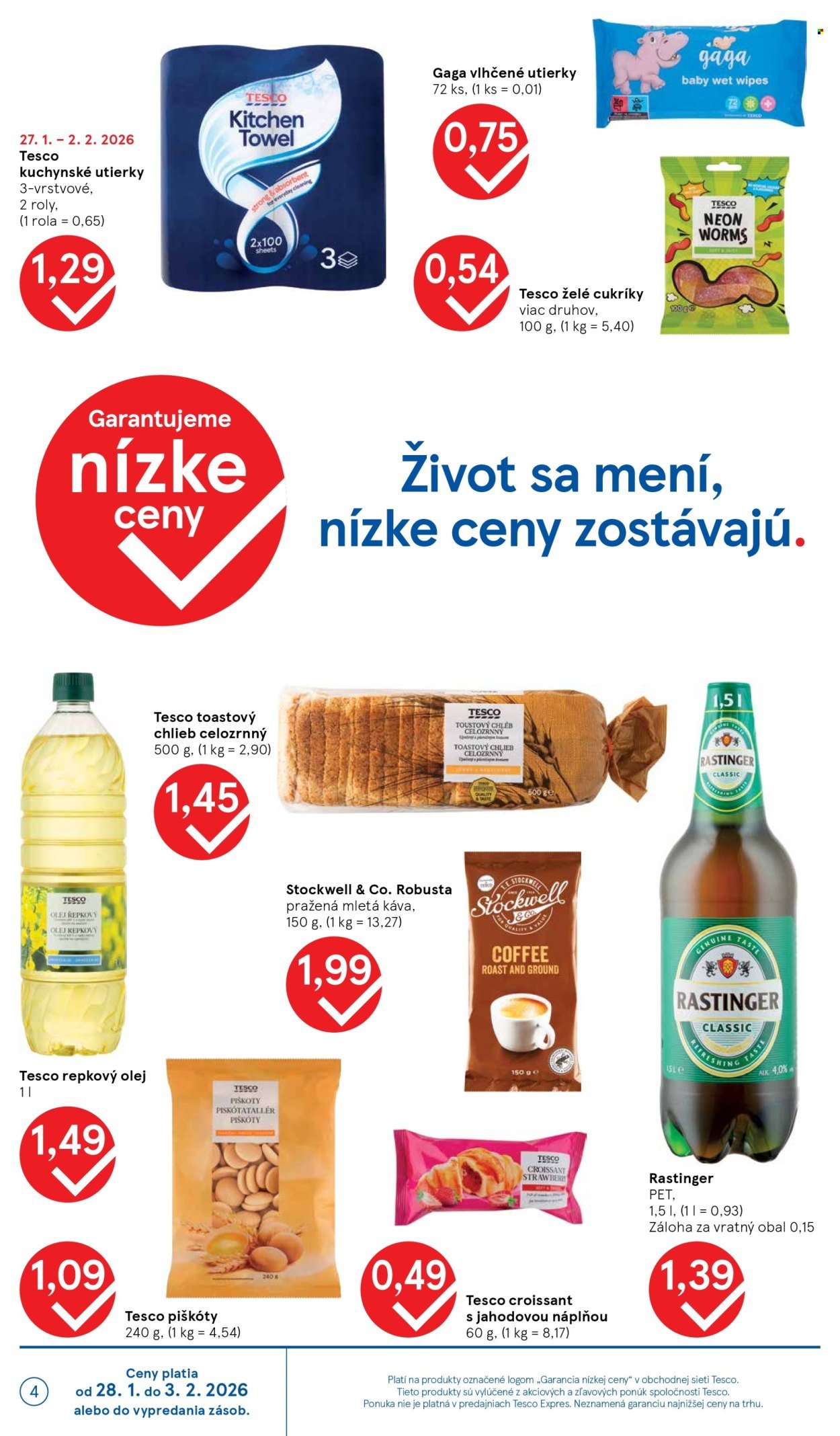 TESCO leták - Od stredy 28.1.2026 (2026-01-28 - 2026-02-03) | 4