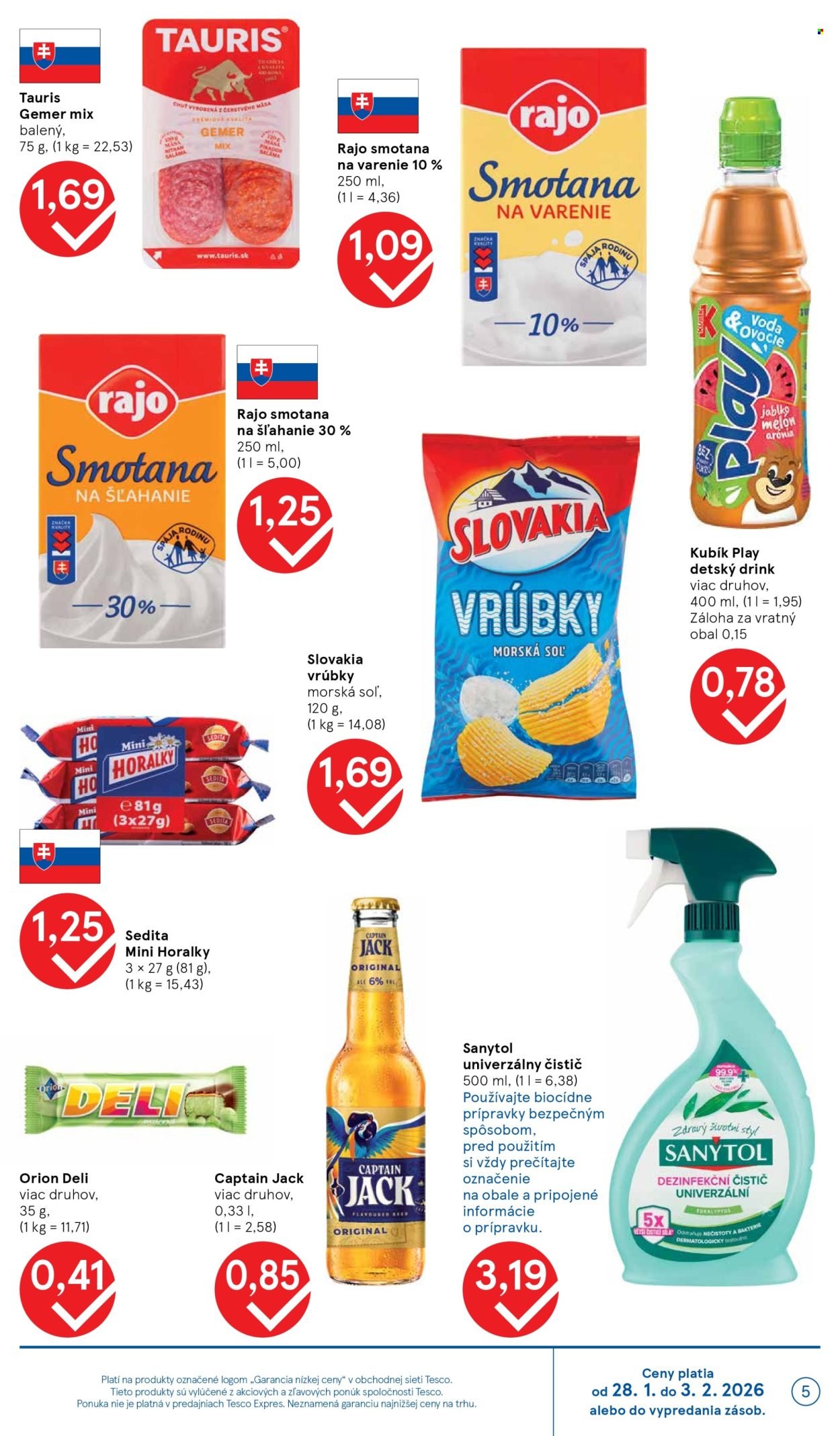 TESCO leták - Od stredy 28.1.2026 (2026-01-28 - 2026-02-03) | 5