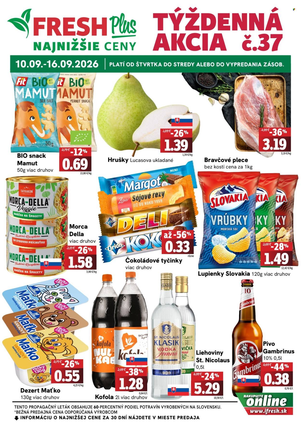 FRESH leták - Týždenná akcia