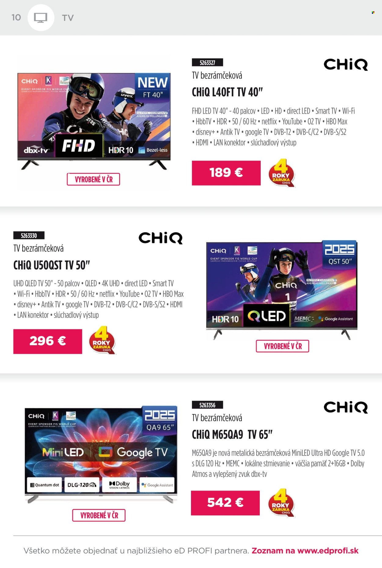 ED PROFI leták - S nami je príprava na leto hracka