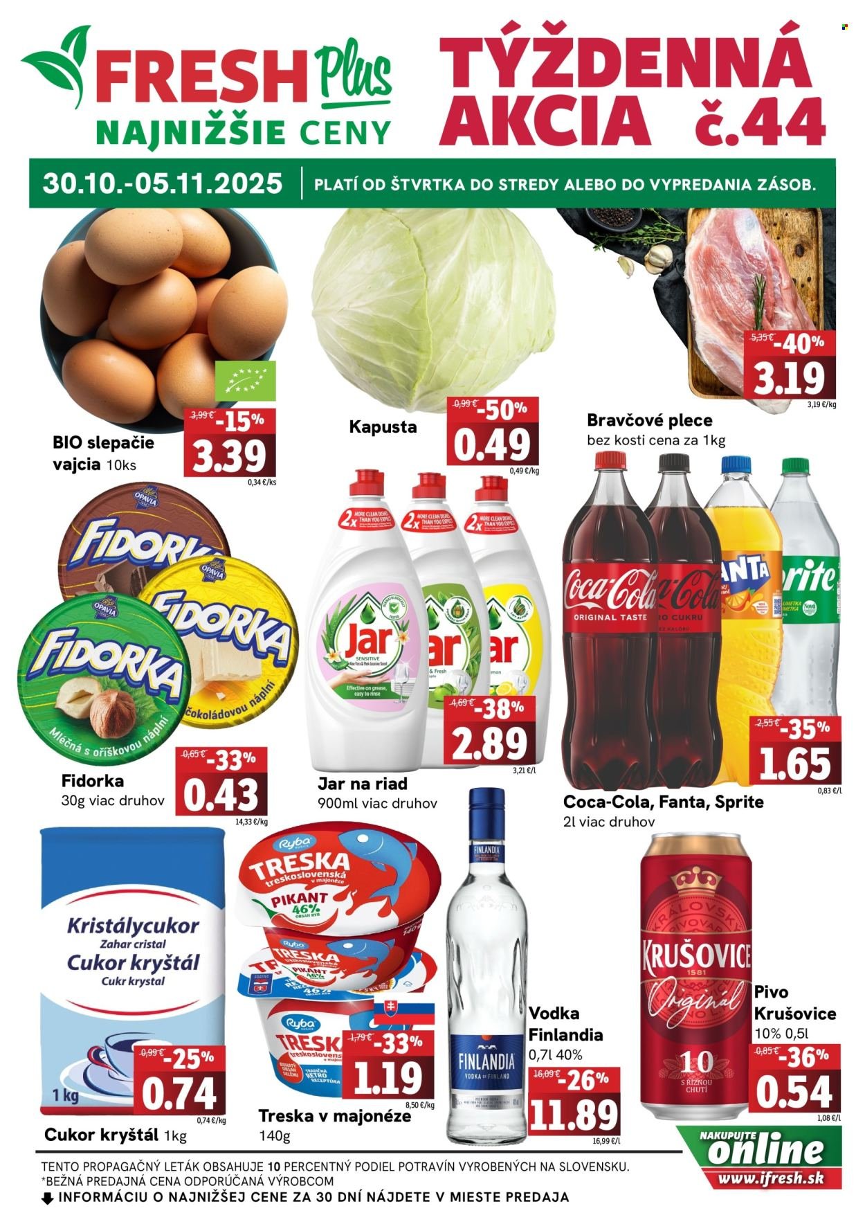 FRESH leták - Týždenná akcia FRESH Plus (2025-10-30 - 2025-11-05) | 1