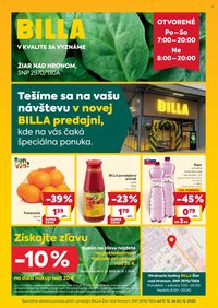 BILLA leták - Žiar nad Hronom - SNP 2970/130A (2025-12-17 - 2025-12-24)