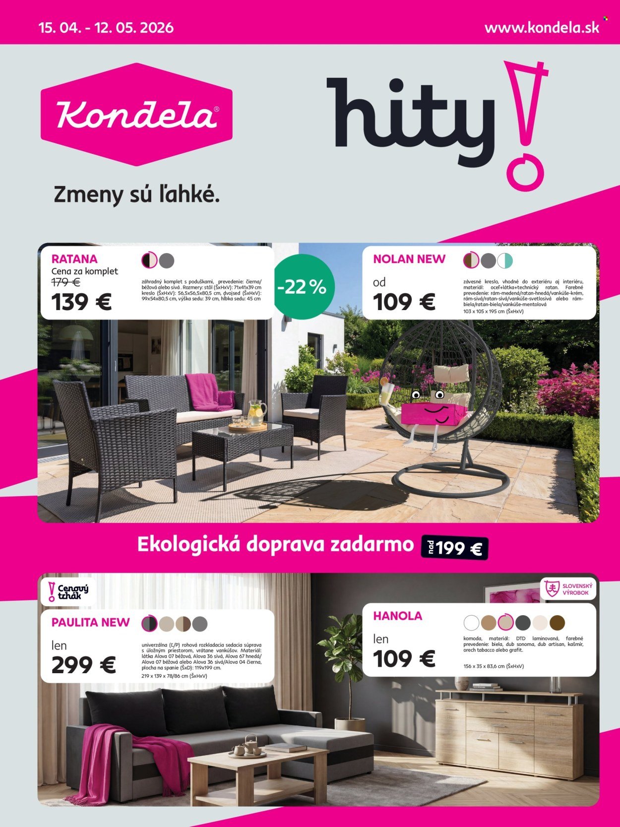 KONDELA leták - hity! (2026-04-15 - 2026-05-12) | 1