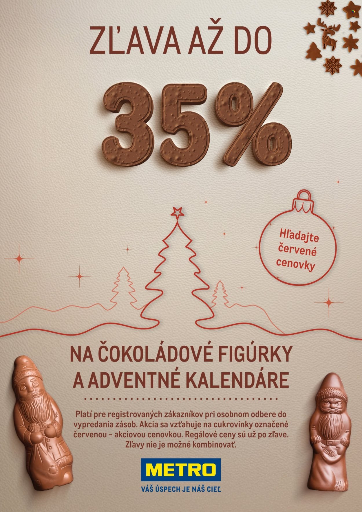 METRO leták - -35% na čokoládové figúrky (2025-12-01 - 2025-12-20) | 1
