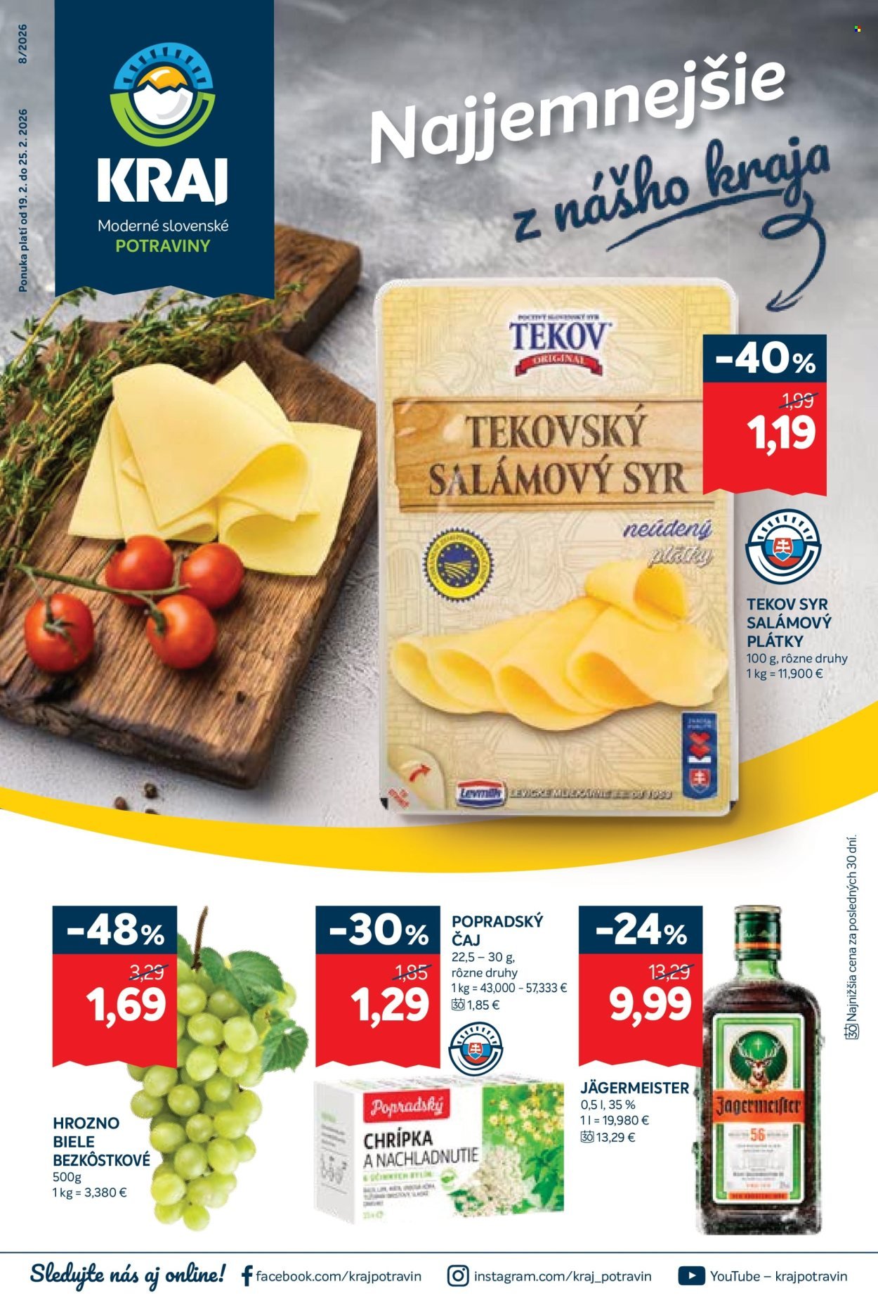 KRAJ leták - Od štvrtka 19.2.2026 (2026-02-19 - 2026-02-25) | 1