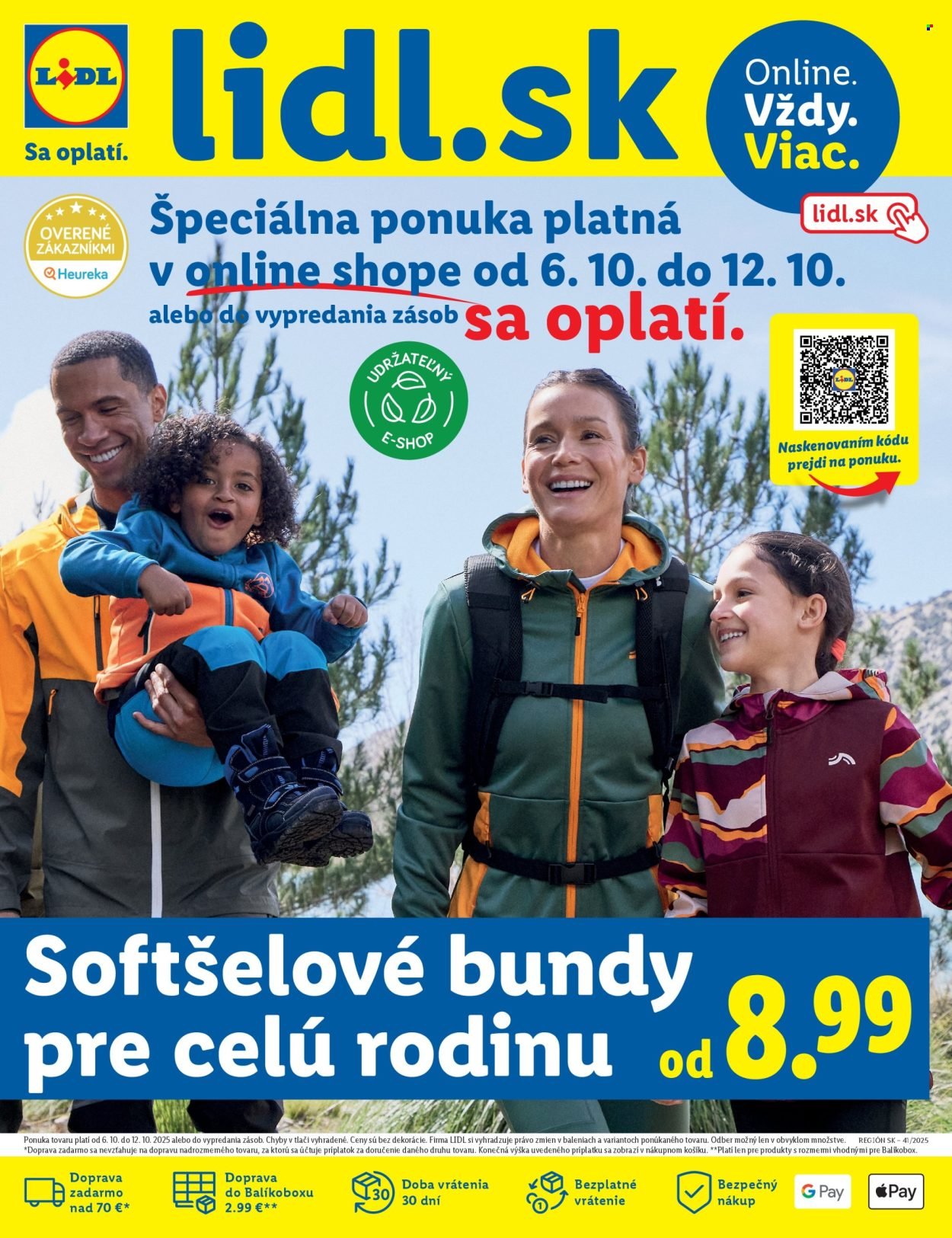 LIDL leták - Online magazín (2025-10-06 - 2025-10-12) | 1