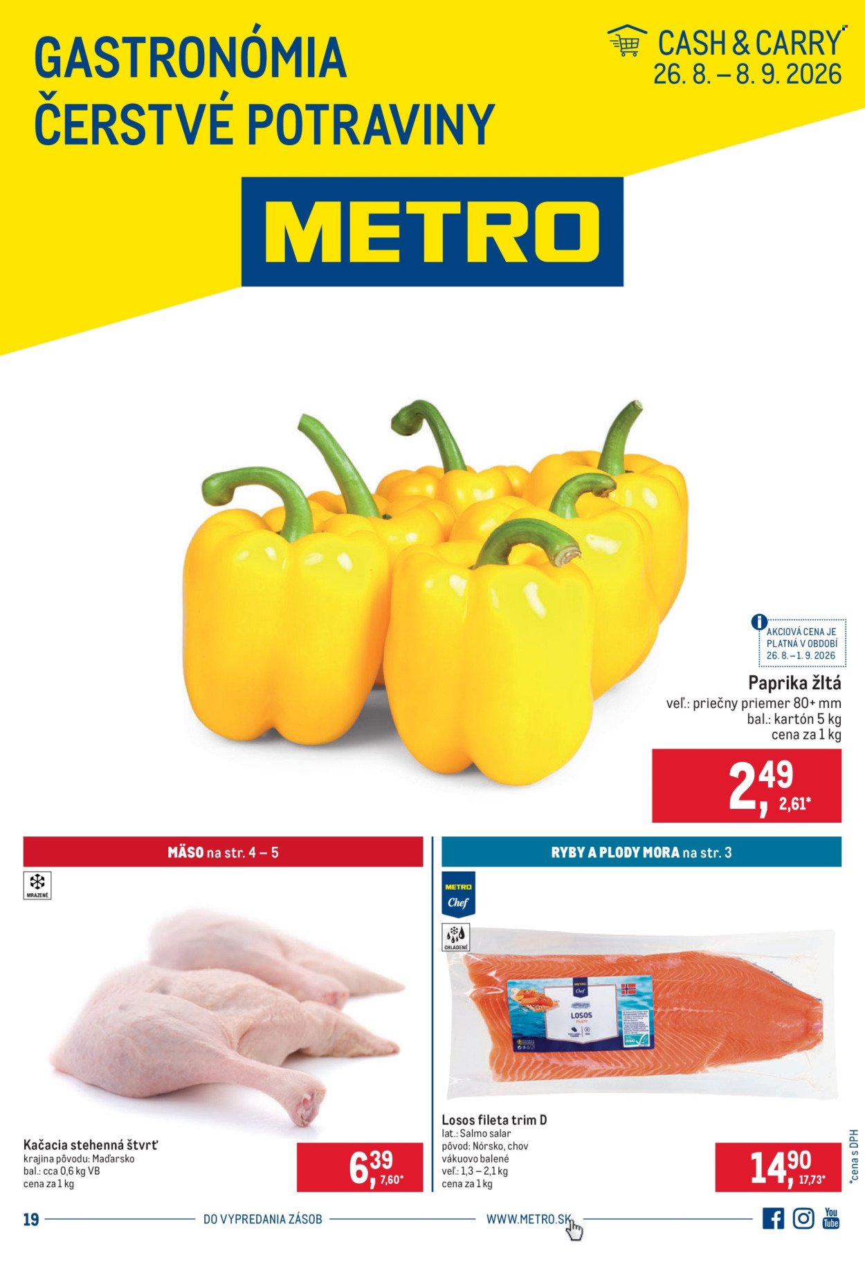 METRO leták - Gastronómia