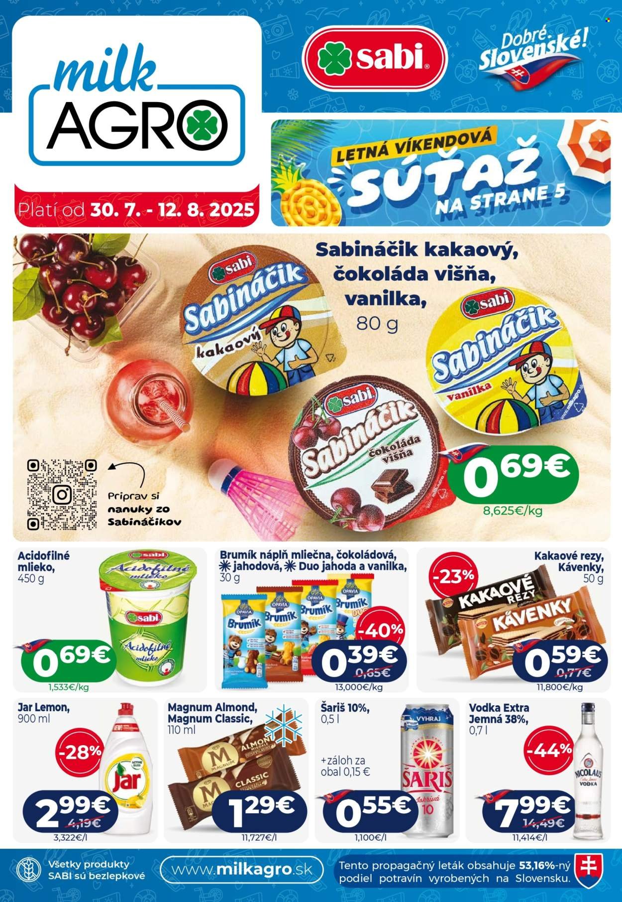 MILK AGRO leták - Aktuálny leták (2025-07-30 - 2025-08-12) | 1