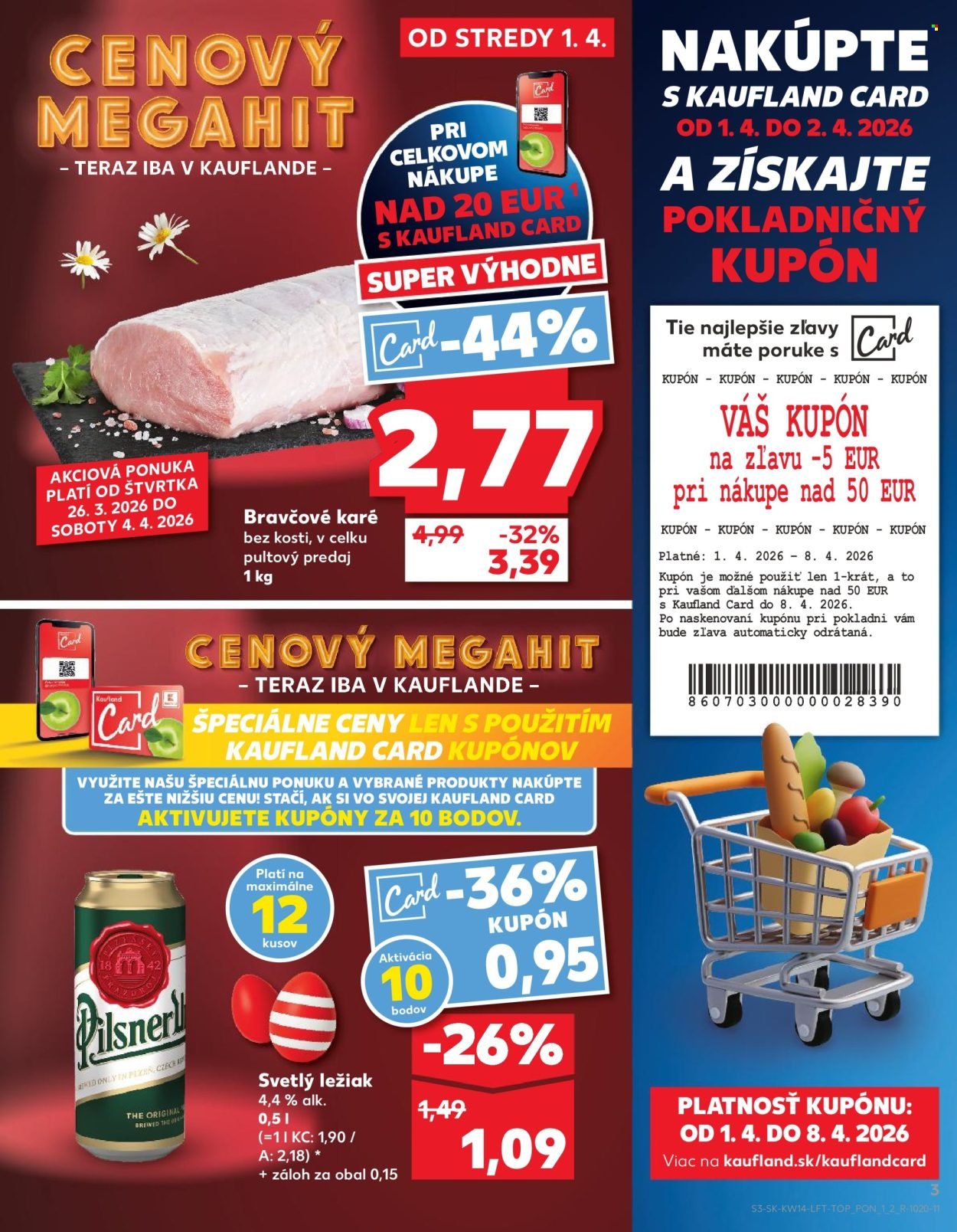 KAUFLAND leták - Od stredy 1.4.2026 (2026-04-01 - 2026-04-08) | 3