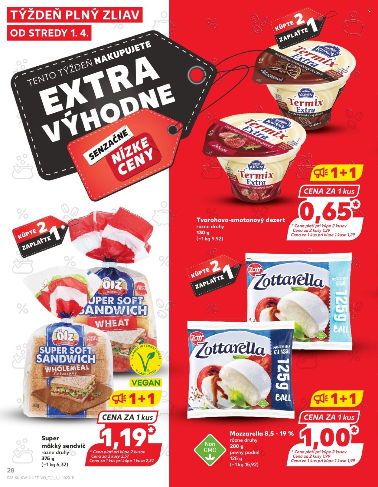 KAUFLAND leták - Od stredy 1.4.2026 (2026-04-01 - 2026-04-08) | 28