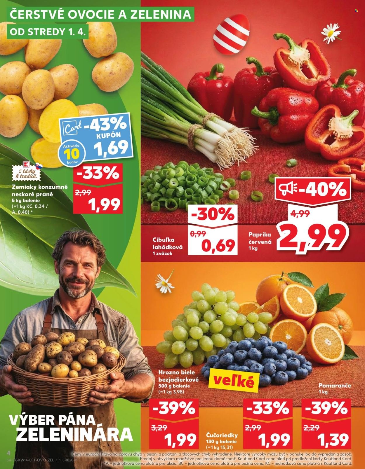 KAUFLAND leták - Od stredy 1.4.2026 (2026-04-01 - 2026-04-08) | 4