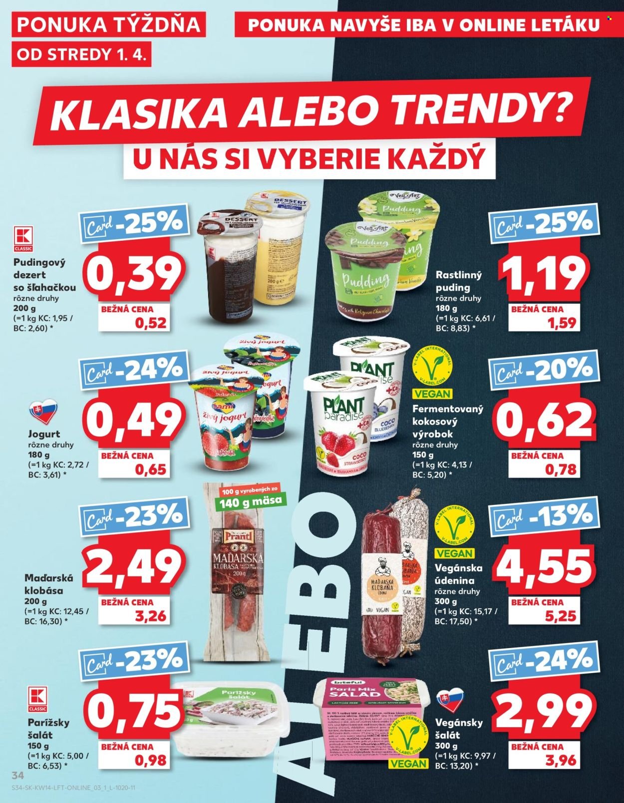KAUFLAND leták - Od stredy 1.4.2026 (2026-04-01 - 2026-04-08) | 34