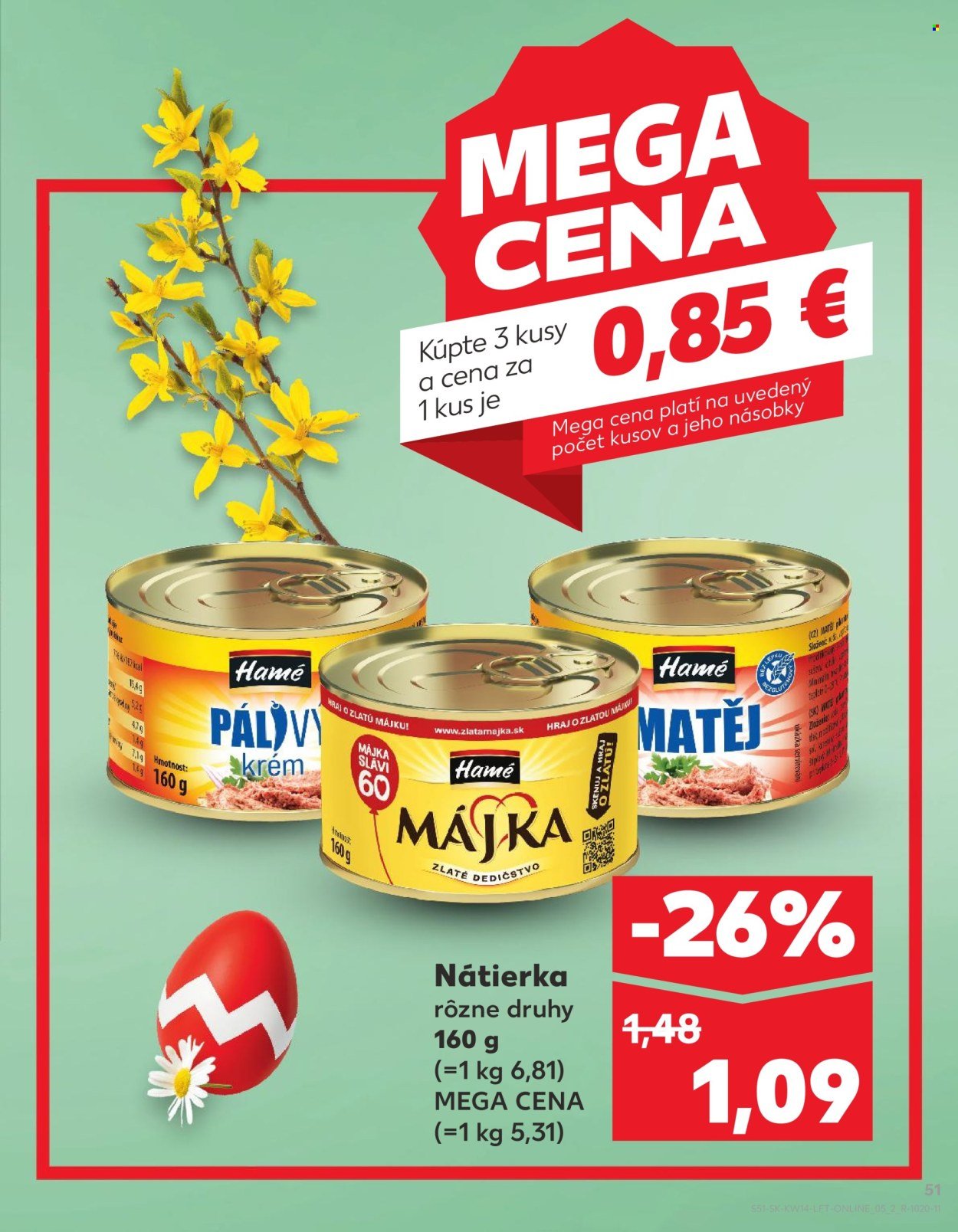KAUFLAND leták - Od stredy 1.4.2026 (2026-04-01 - 2026-04-08) | 51