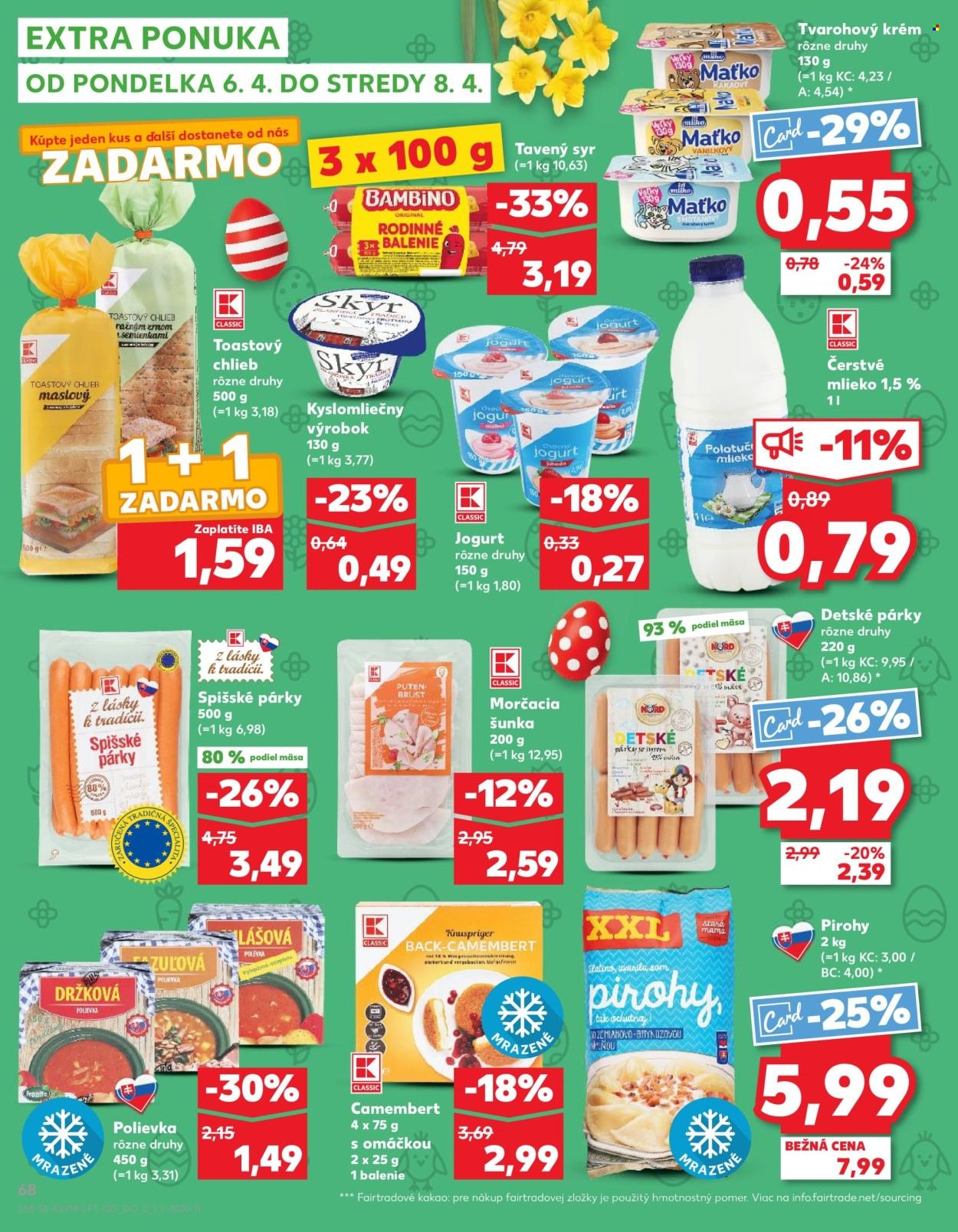 KAUFLAND leták - Od stredy 1.4.2026 (2026-04-01 - 2026-04-08) | 68