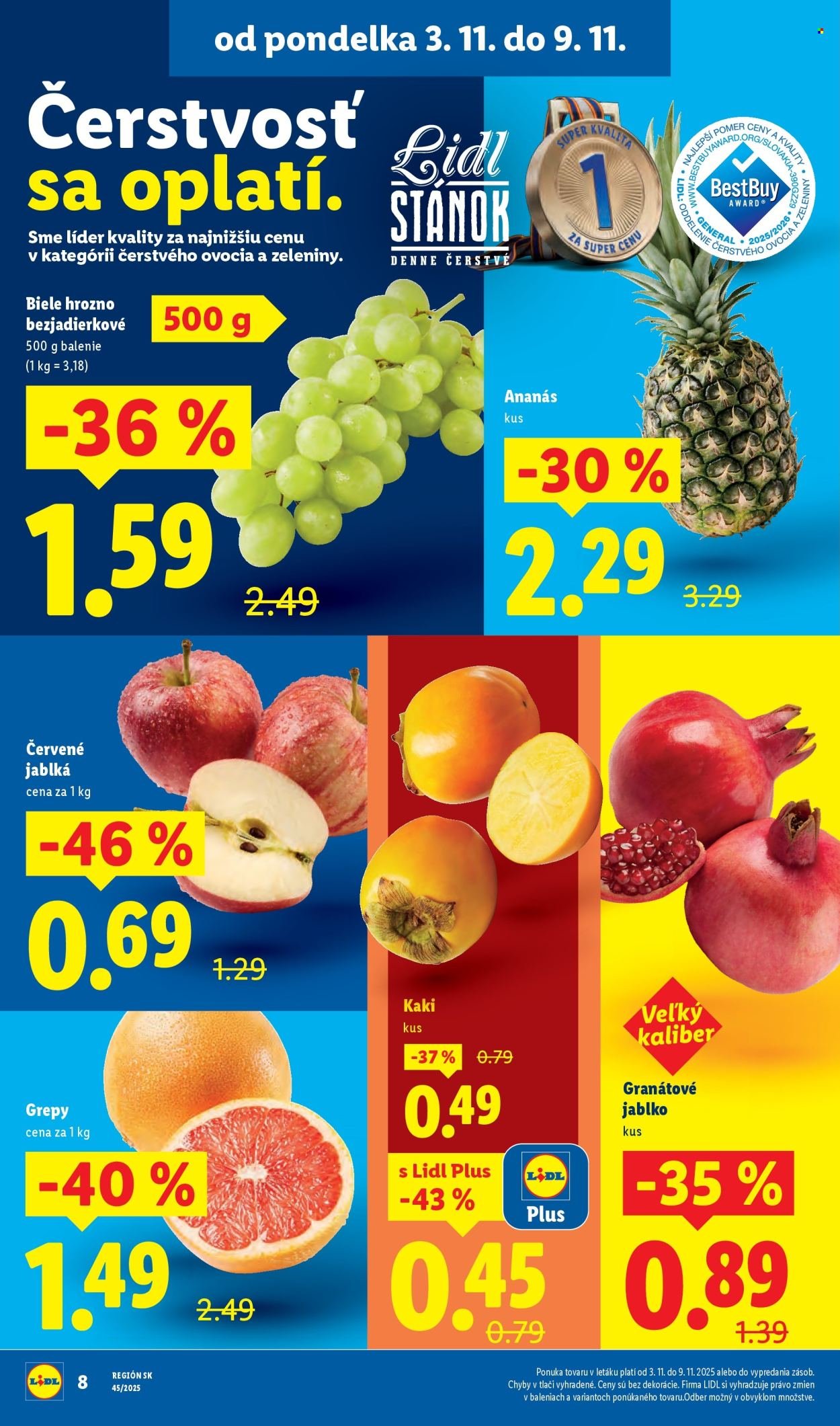 LIDL leták - Od pondelka 3.11.2025 (2025-11-03 - 2025-11-09) | 12