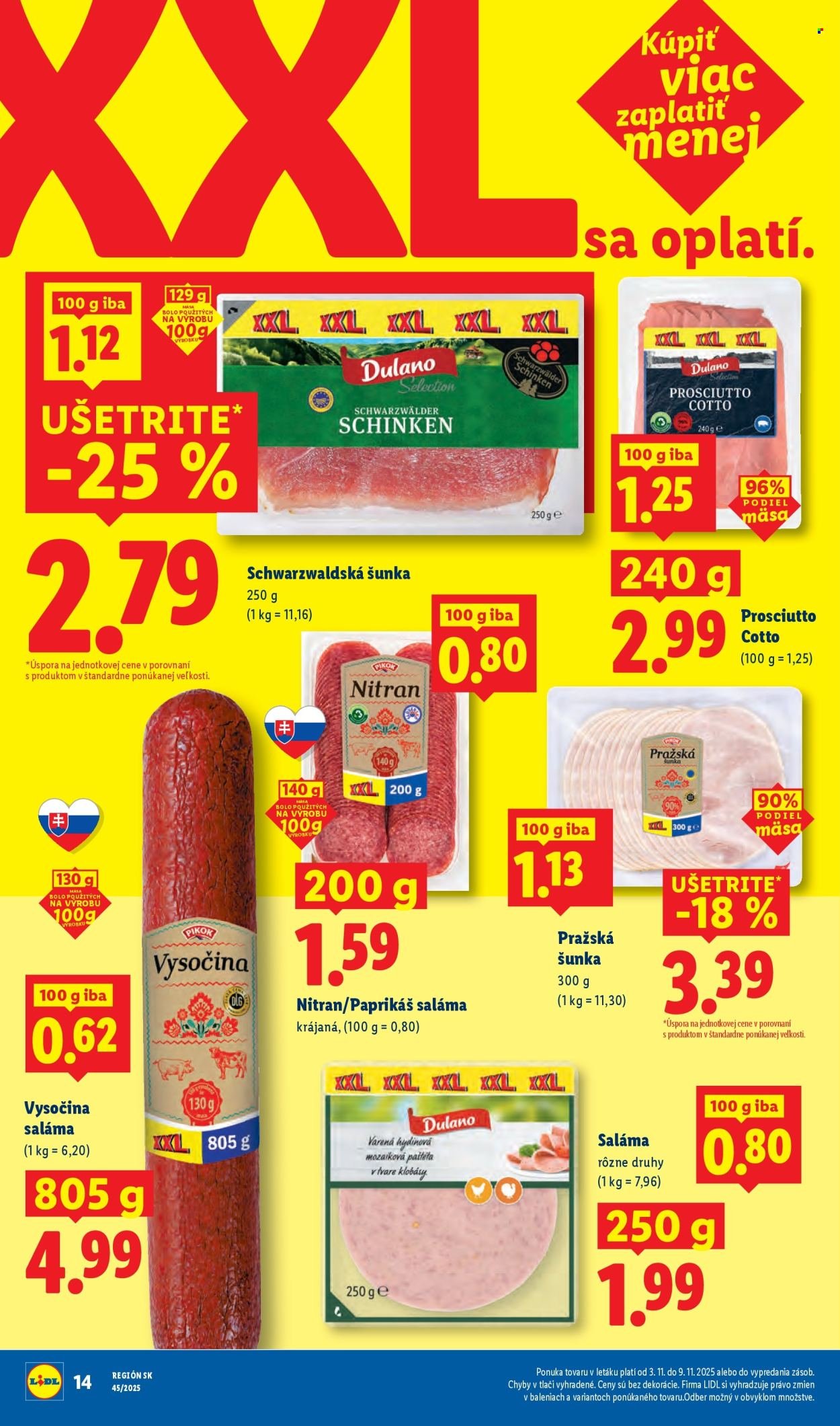 LIDL leták - Od pondelka 3.11.2025 (2025-11-03 - 2025-11-09) | 18