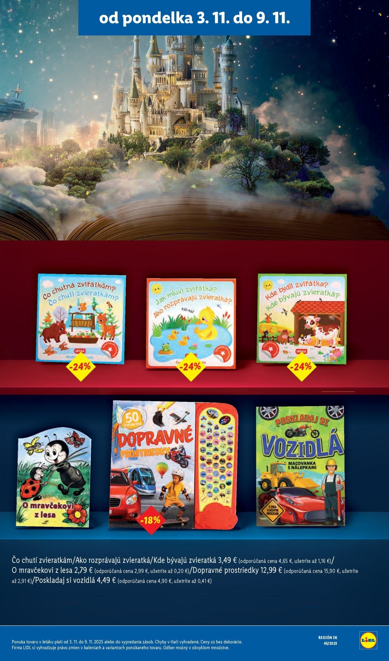 LIDL leták - Od pondelka 3.11.2025 (2025-11-03 - 2025-11-09) | 45