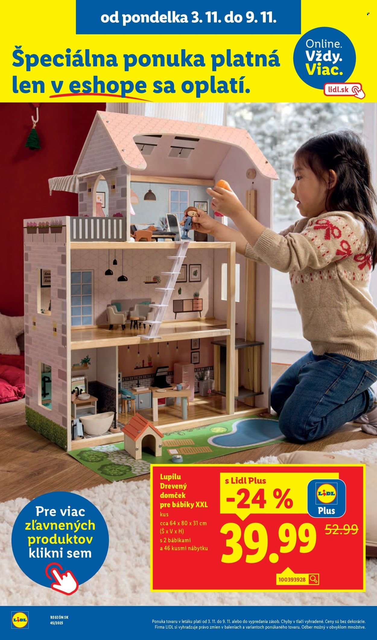 LIDL leták - Od pondelka 3.11.2025 (2025-11-03 - 2025-11-09) | 58